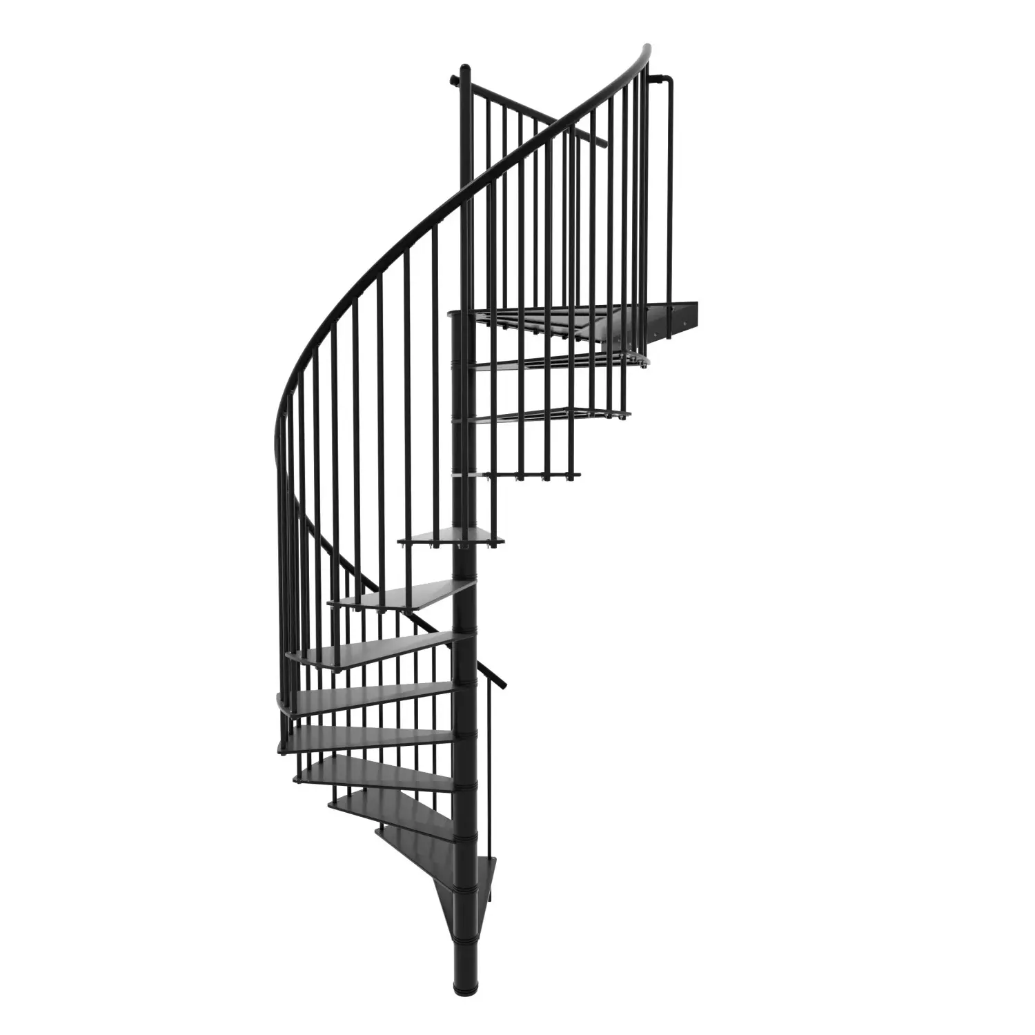 Minka STAIRS Kovové točité schodiště Portofino černé pr. 120 cm