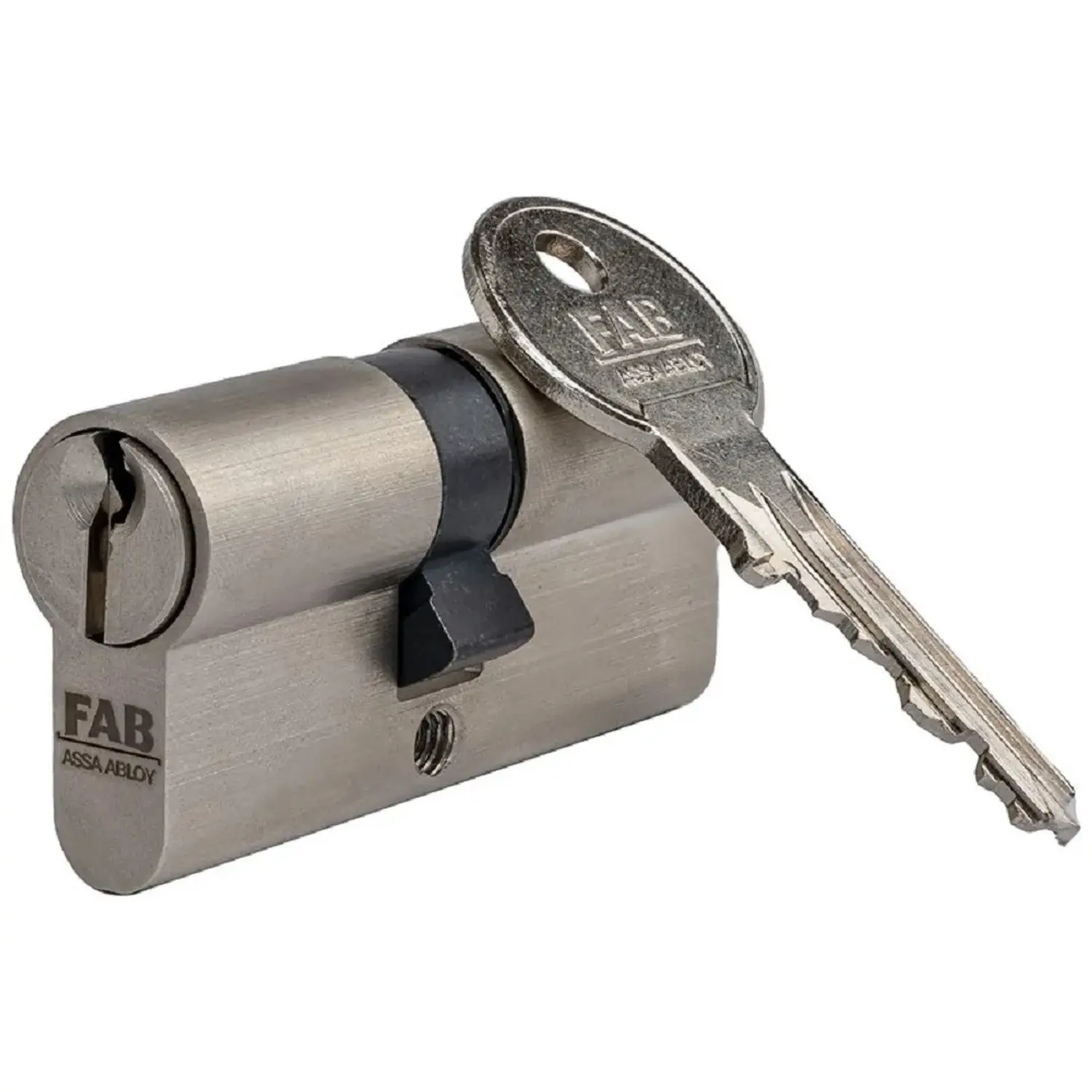 FAB Stavební cylindrická vložka FAB2HOME 40/40, 3 klíče, mat nikl, blister