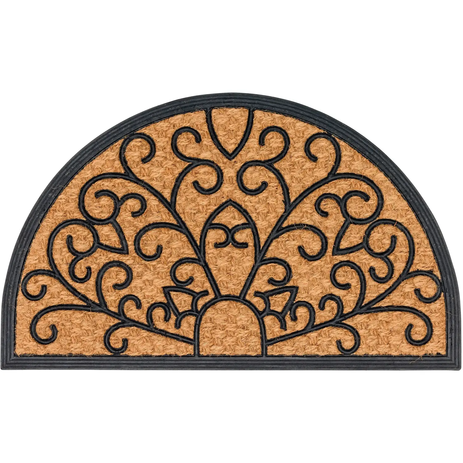 Astra Rohožka Coco Deluxe Light 45 cm x 75 cm reliéf půlkruhová