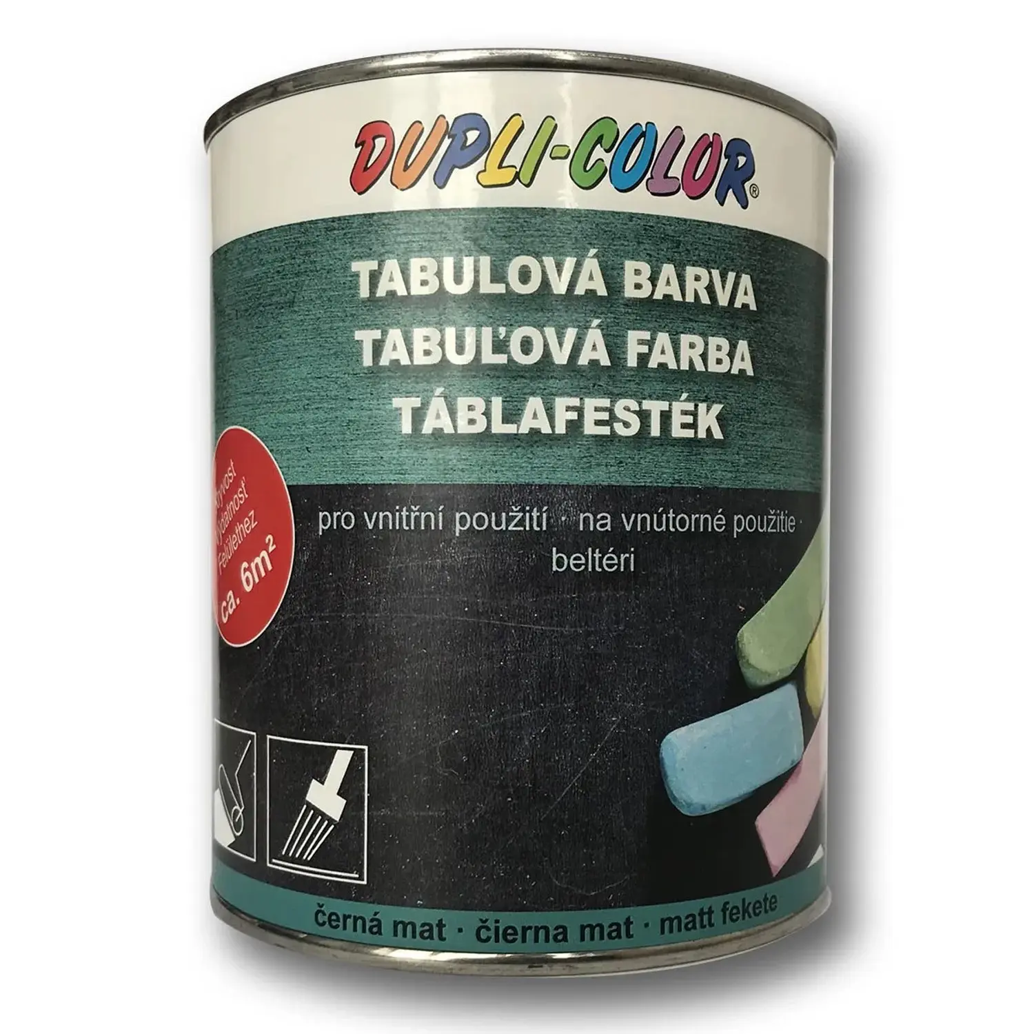 DUPLI-COLOR Tabulová barva 327 ml, černá