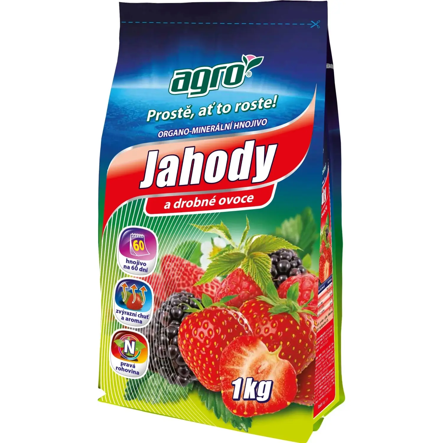AGRO Organo-minerální hnojivo pro jahody 1 kg