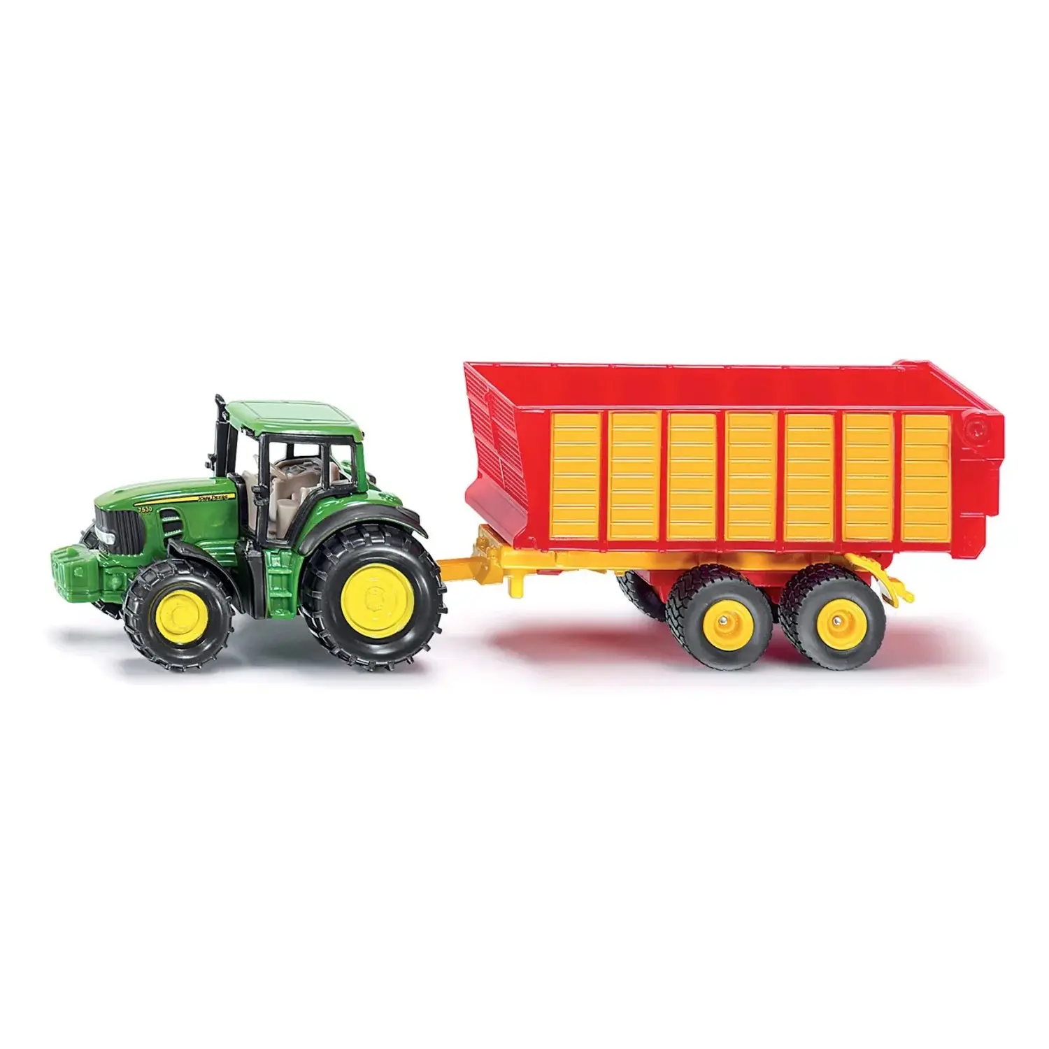 SIKU Kovový model Traktor Claas s přívěsem na siláž