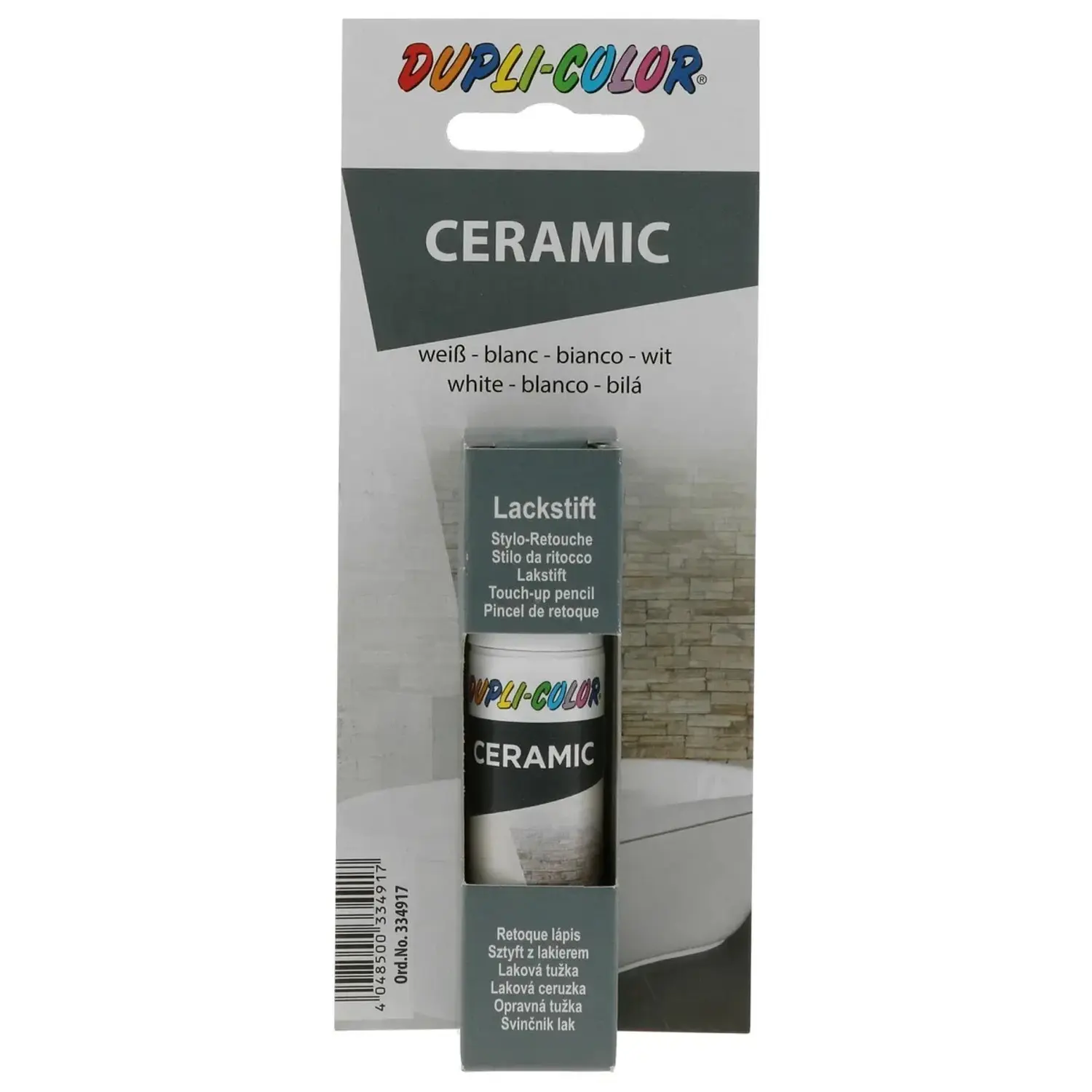 Dupli-Color SPECIAL Enamelová tužka na smalt bílá 12 ml