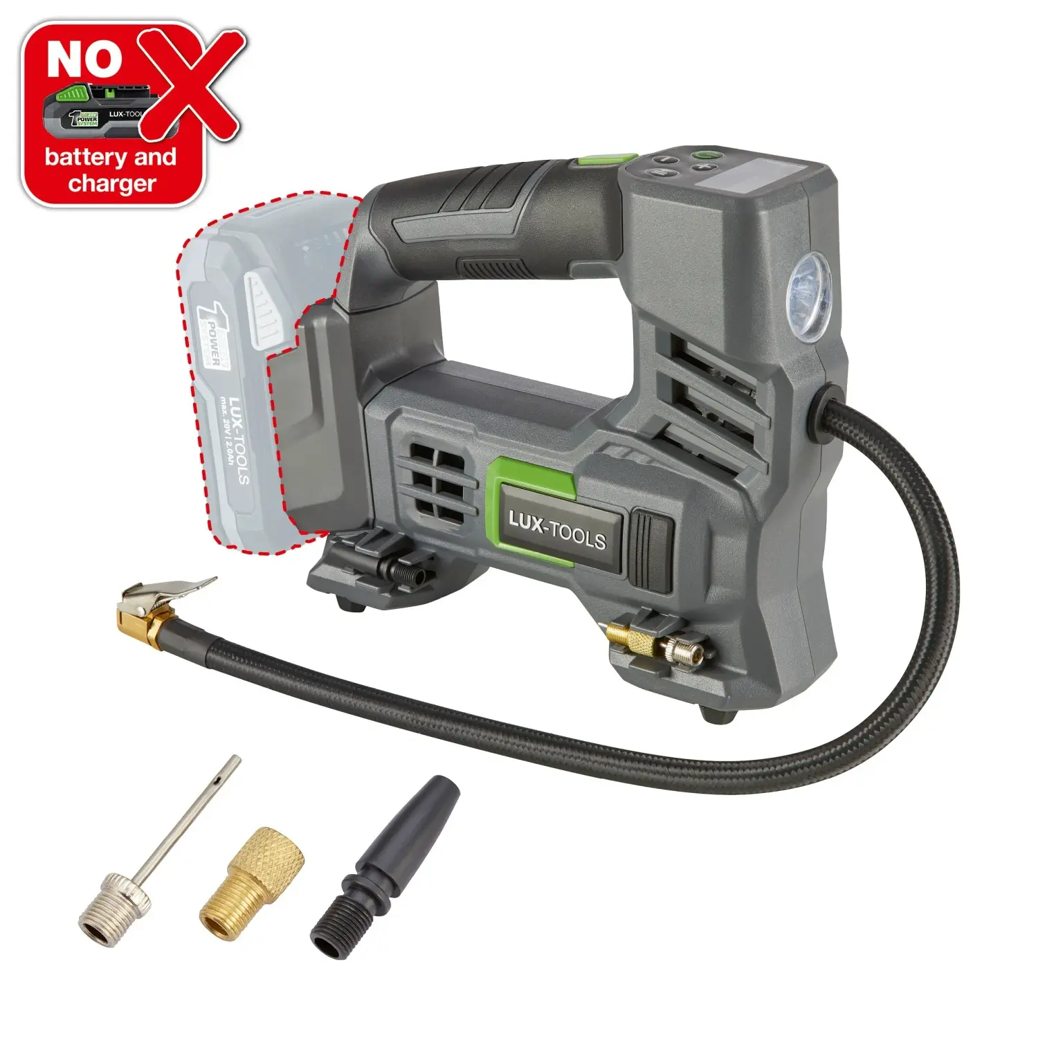 LUX-TOOLS 1 PowerSystem Aku kompresor A-LP-20 Solo