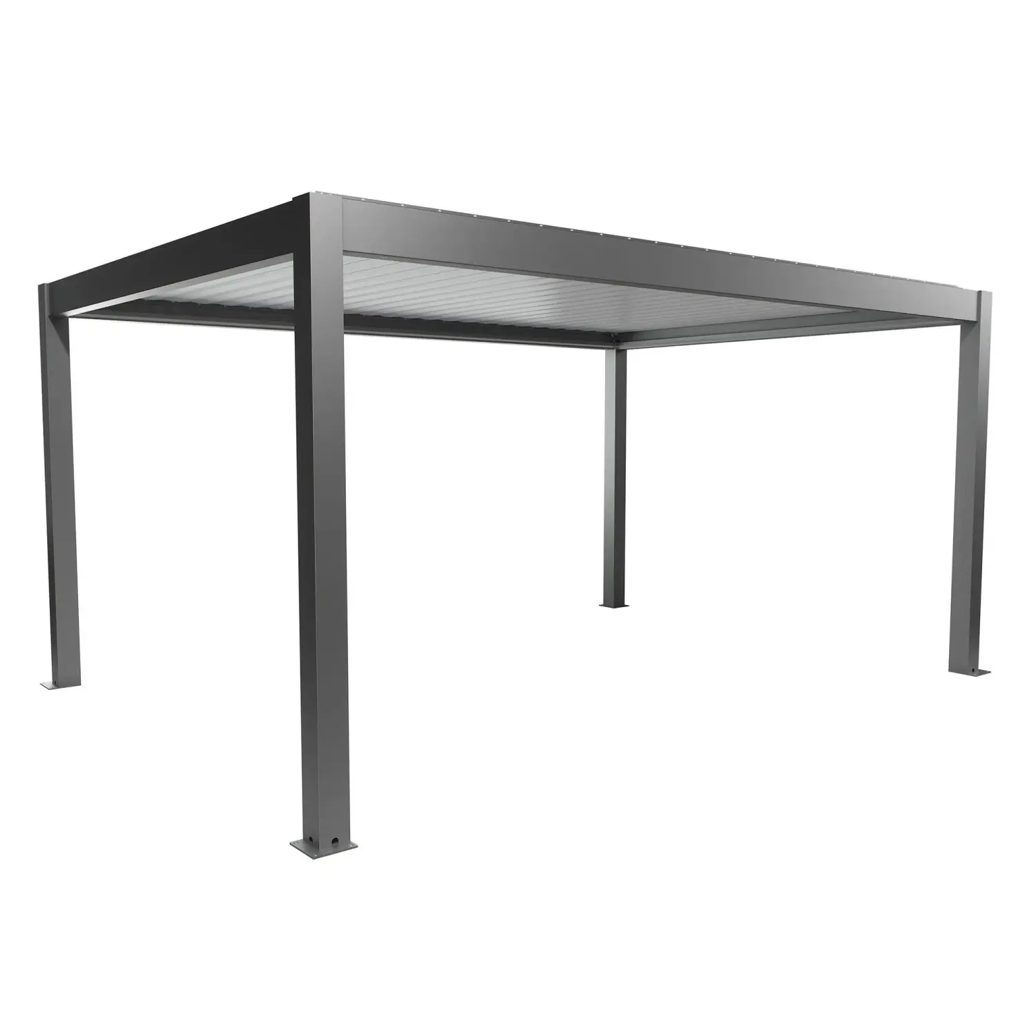 Biohort Pergola 5 x 3,5 křemenově šedá/bílá 515,5 x 367,5 cm