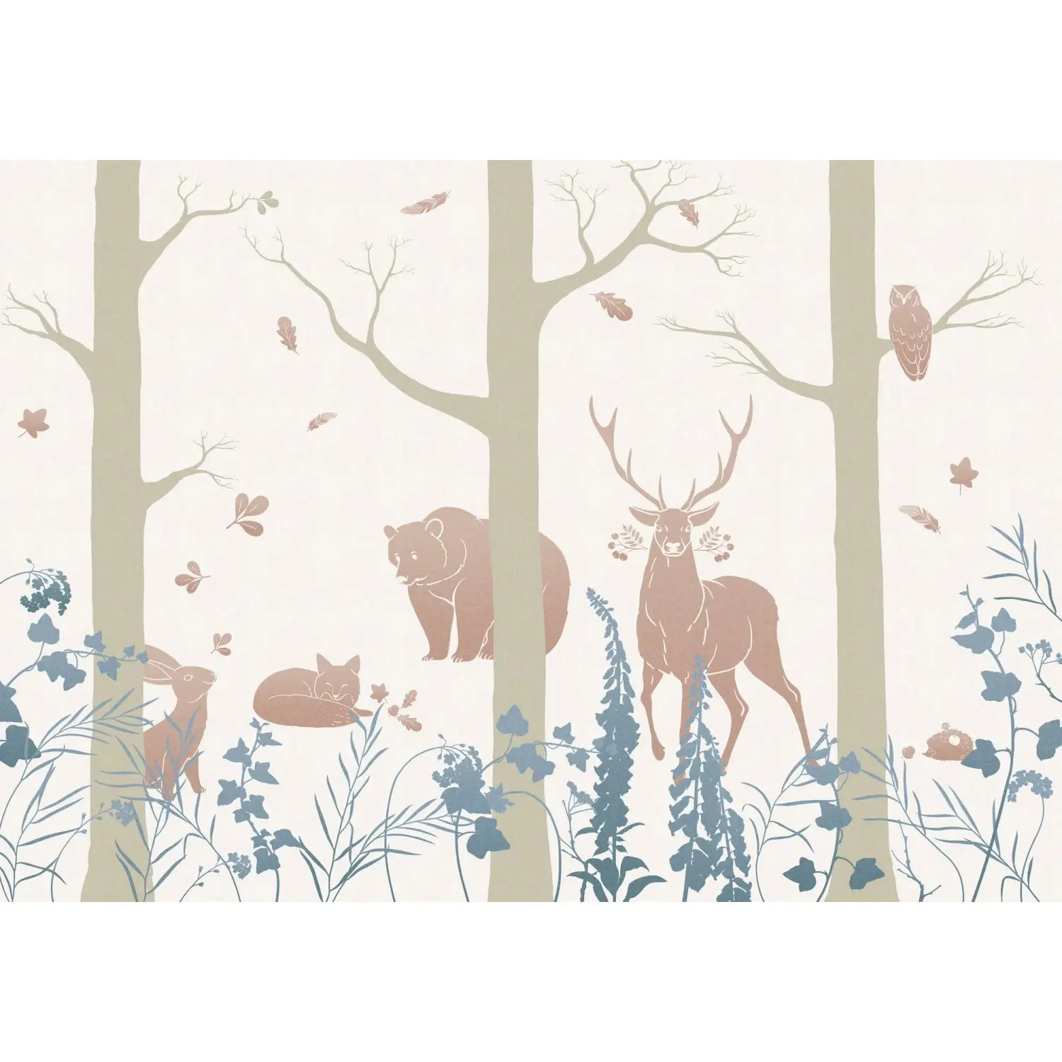 Komar Vliesová fototapeta Forest Animals 400 x 280 cm