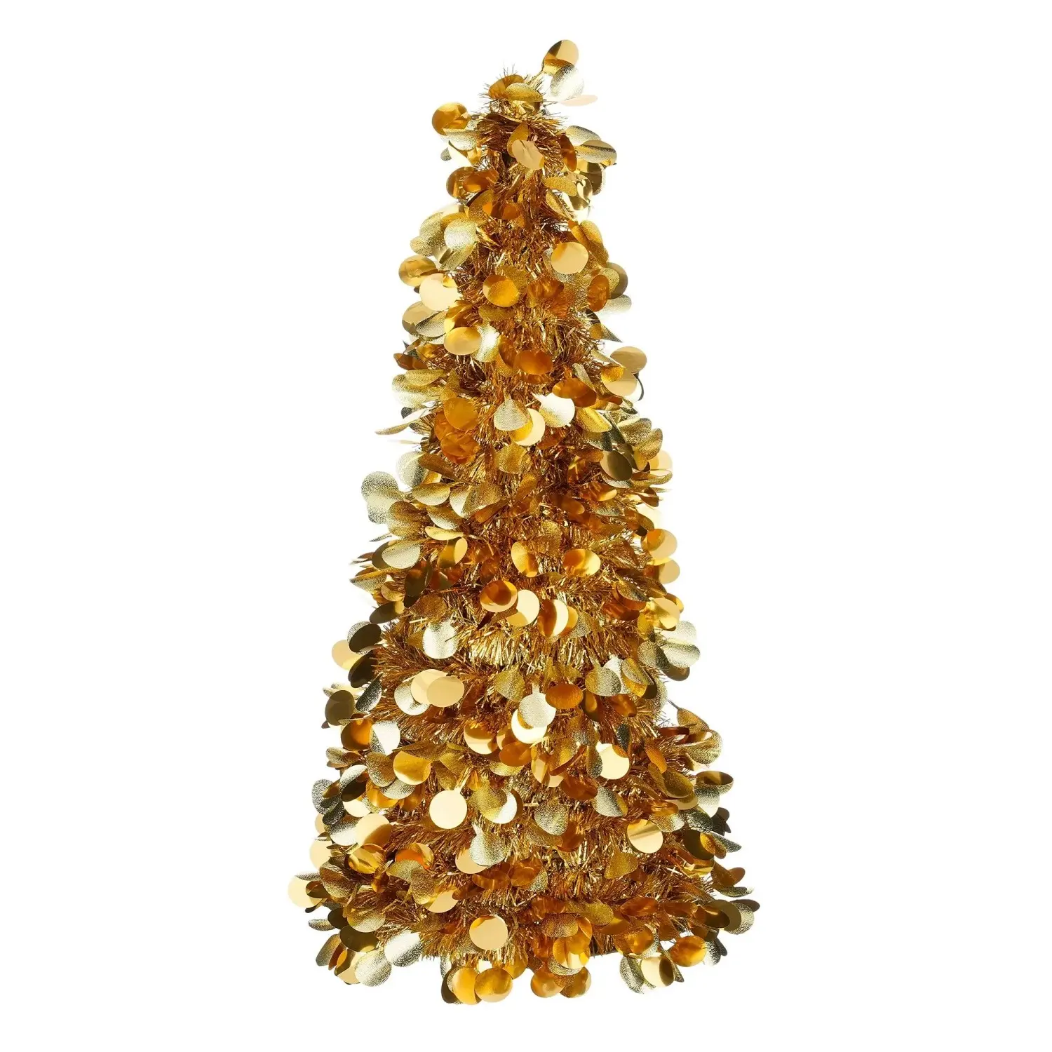 Mica Decorations Vánoční stromeček, zlatý, pr. 22 x 60 cm