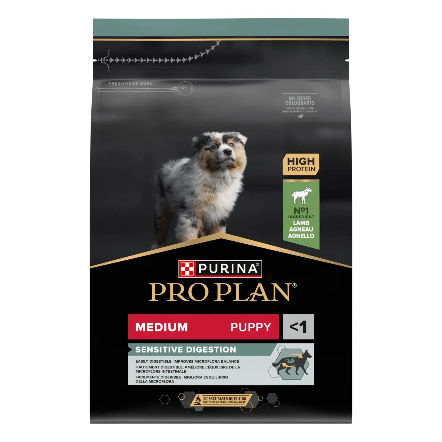 Proplan Dog Puppy Medium Optidigest Jehněčí 3kg