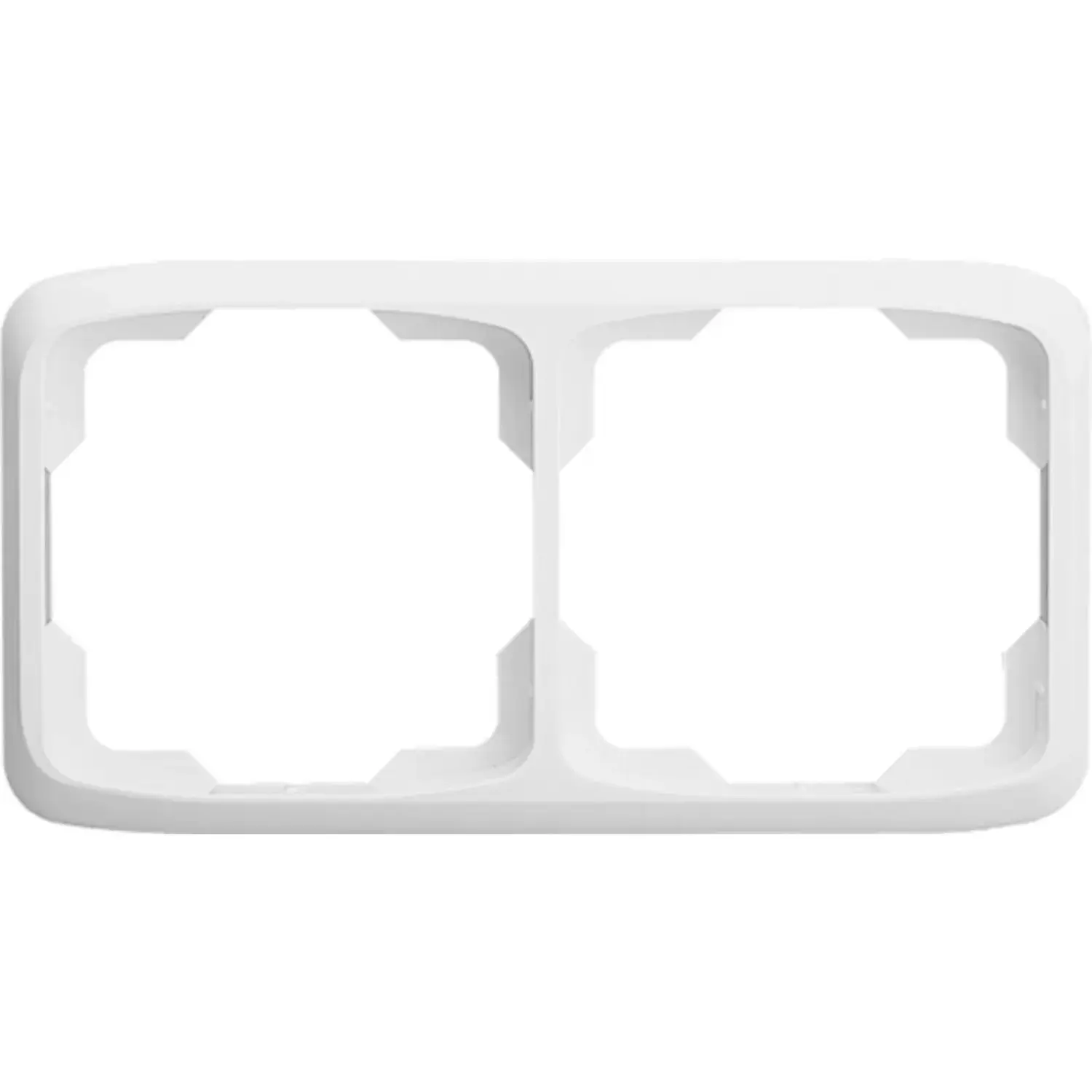 ABB 2násobný rámeček TANGO 3901A-B20 B, bílý, 11,5 x 81 x 152 mm