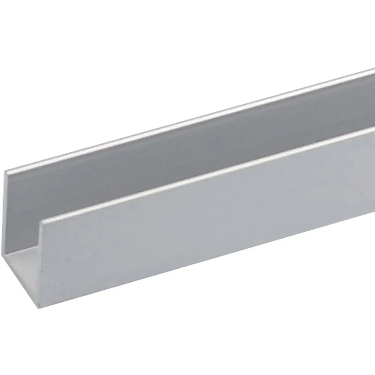 Arcansas U-Profil hliníkový stříbrný eloxovaný 21 x 10 x 1000 mm