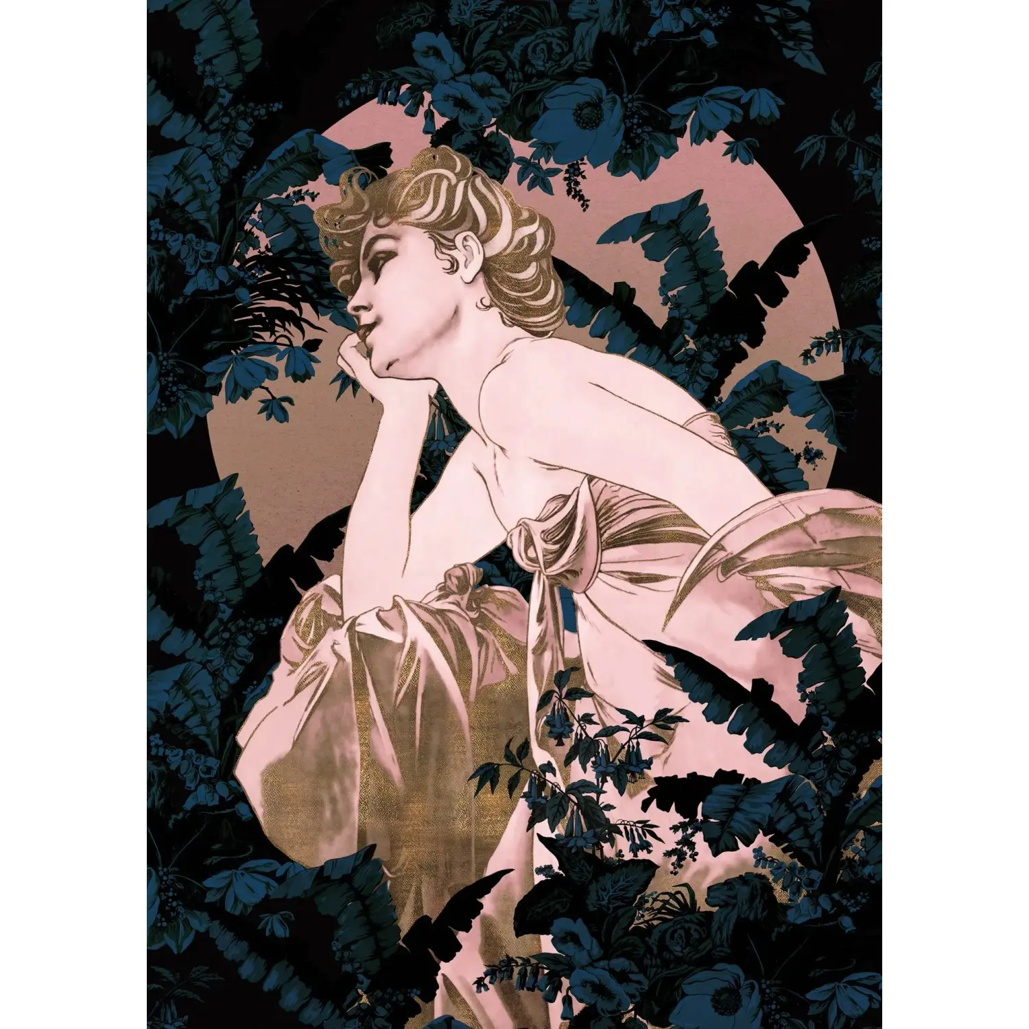 Komar Vliesová fototapeta Songes Bleu 200 x 280 cm