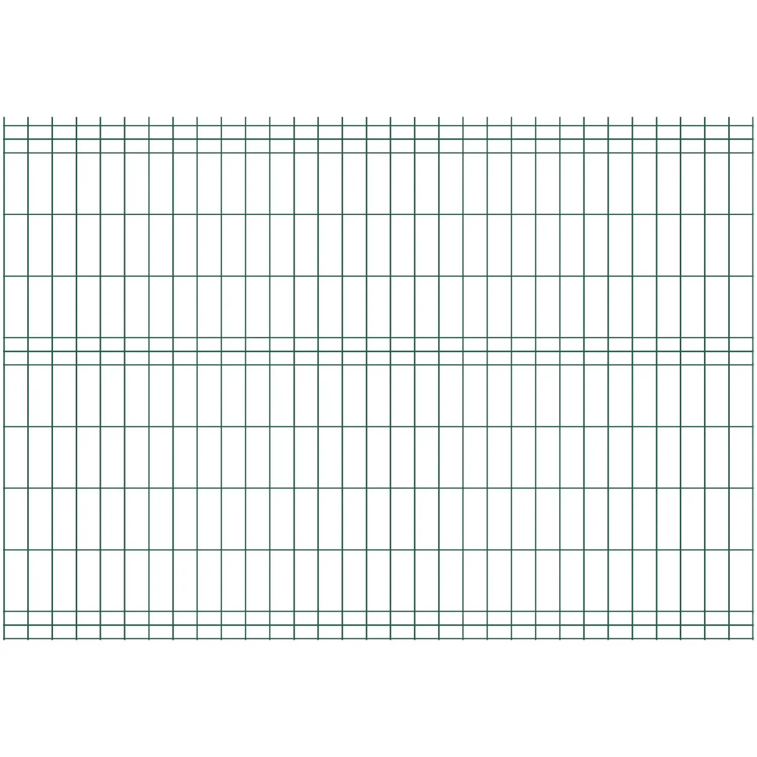 PLOTOVÝ PANEL 3D 1530X2500MM, DRÁT 3,1MM - ZELENÝ, RAL6005
