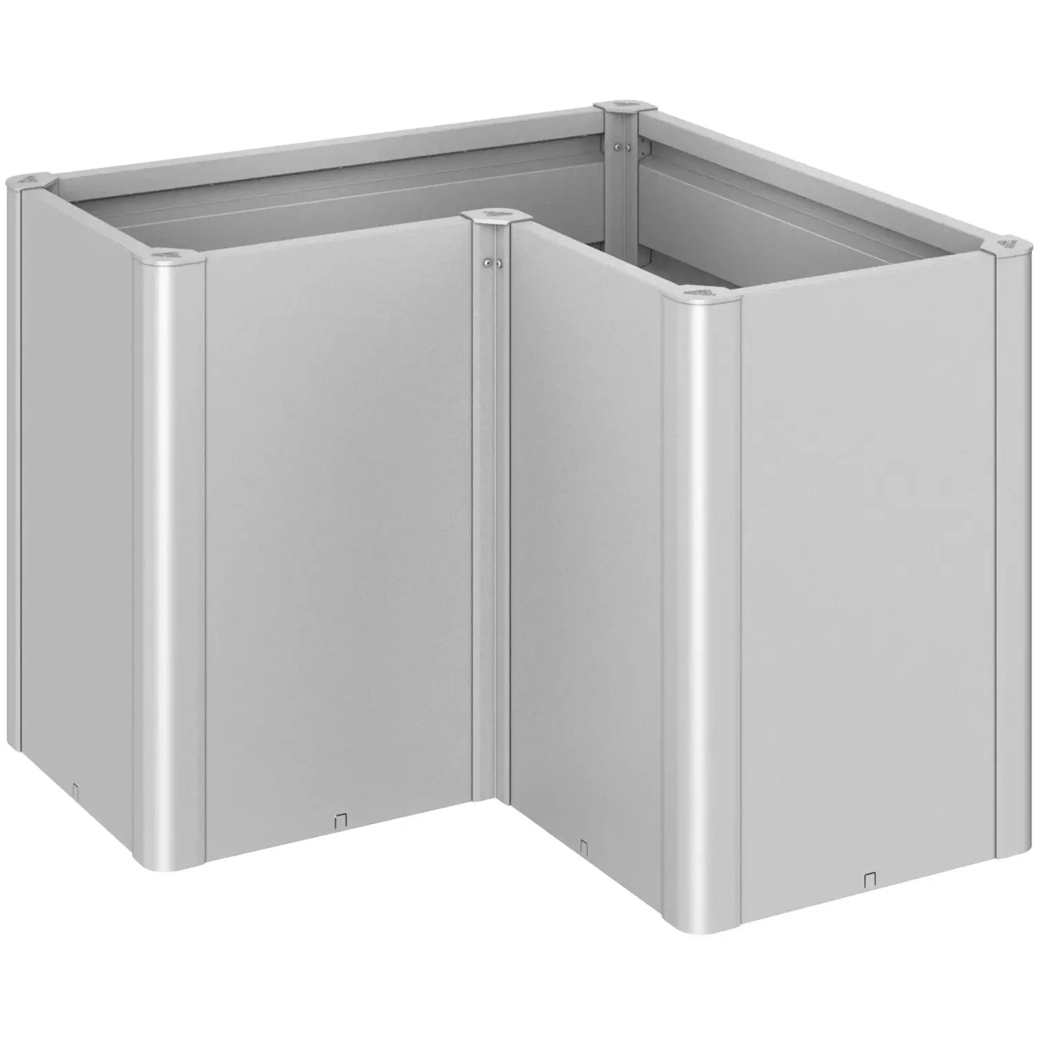 Biohort Vyvýšený záhon Belvedere Maxi L100 stříbrný, 102 x 102 x 53 x 77 cm