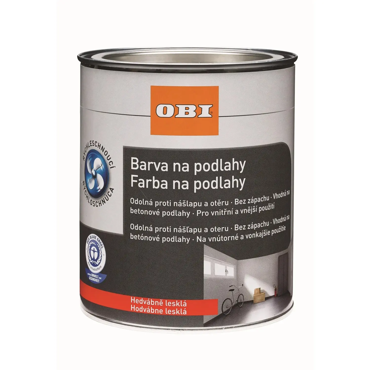 OBI Barva na podlahy kamenná šedá 2,5 l