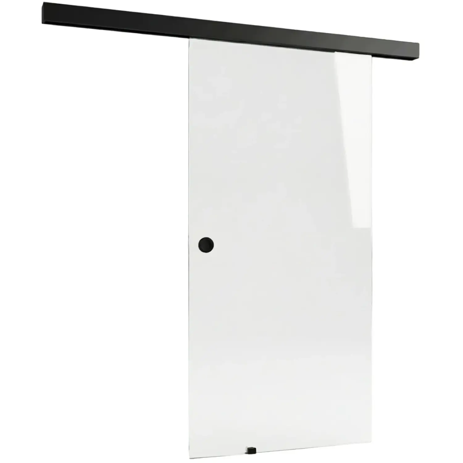 Doorlegro Posuvné dveře EasySlide 65 - set, čiré sklo/černá, 205 x 90 cm