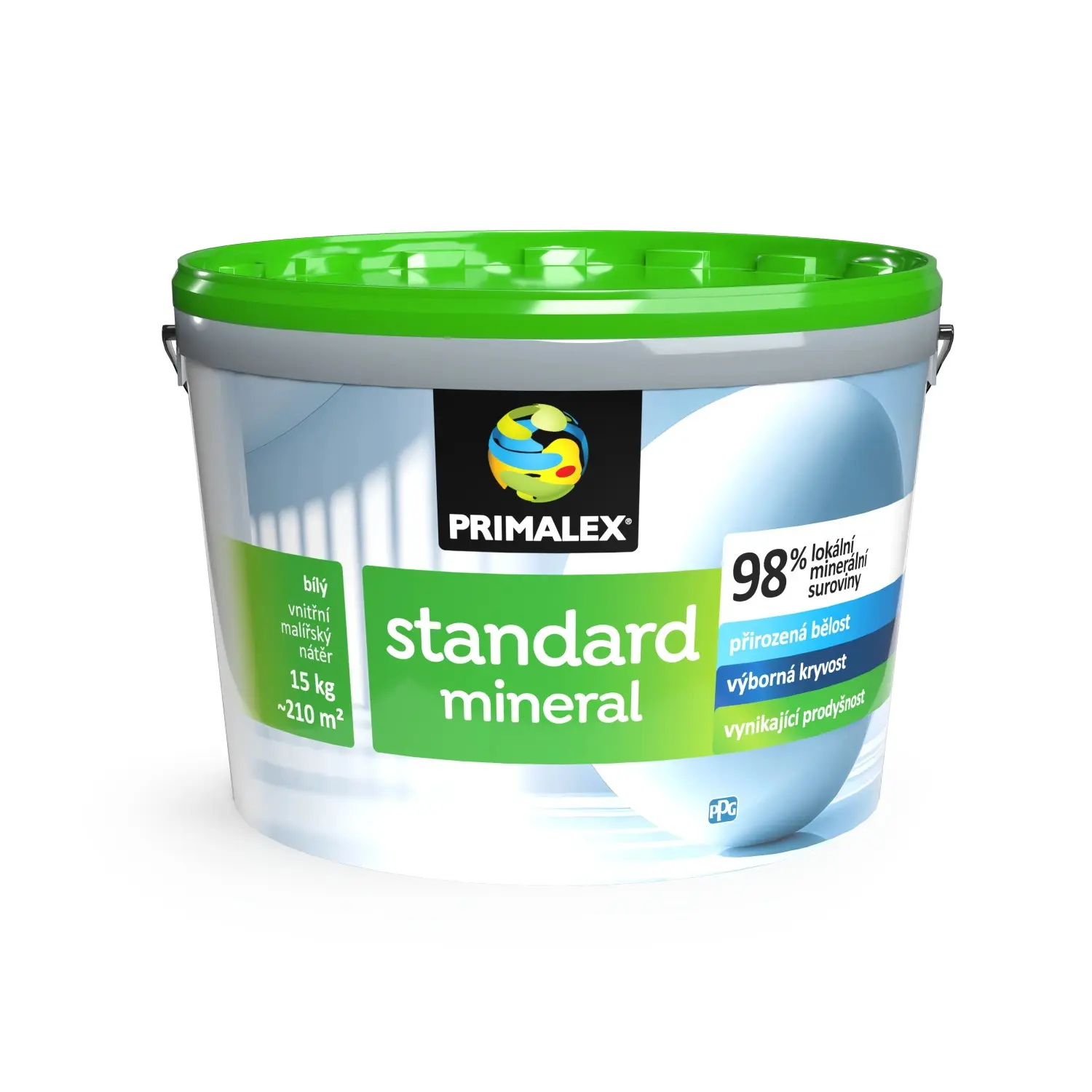 PRIMALEX Vnitřní malířský nátěr Standard bílý 15 kg