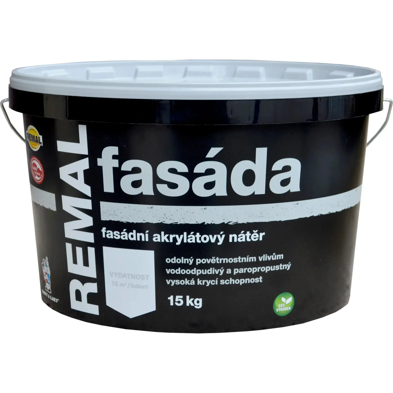 REMAL Fasádní akrylátový nátěr FASÁDA bílý 15 kg