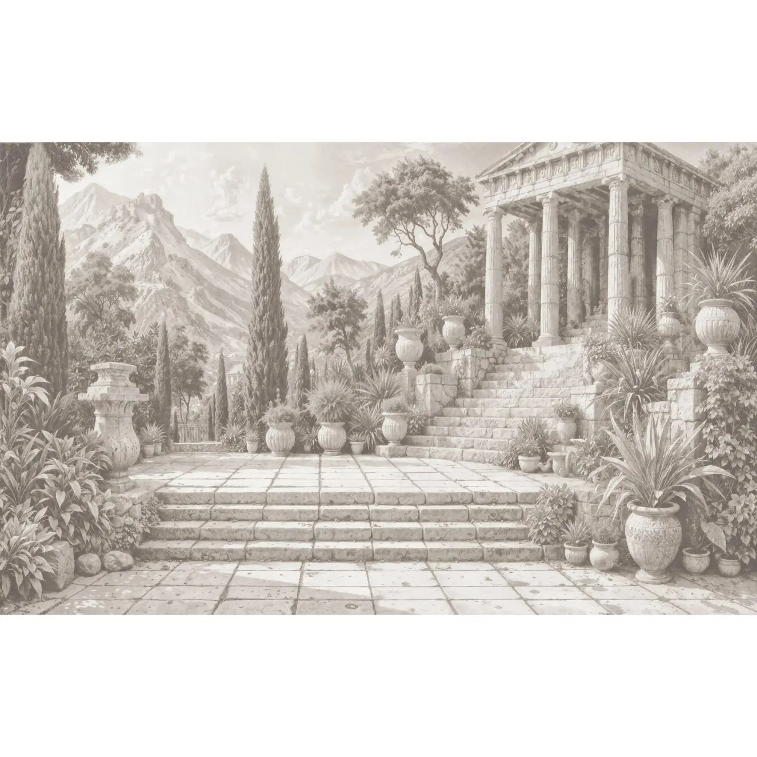 Komar Vliesová fototapeta Trompe l'oeil 250 x 400 cm