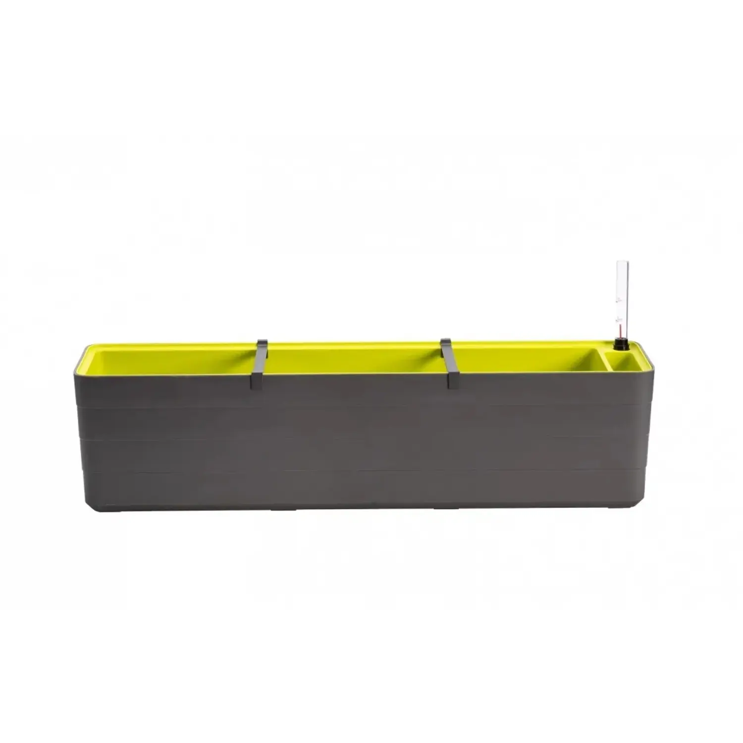 Plastia Samozavlažovací truhlík Berberis antracit + zelená 19,7 x 78 x 19,5 cm