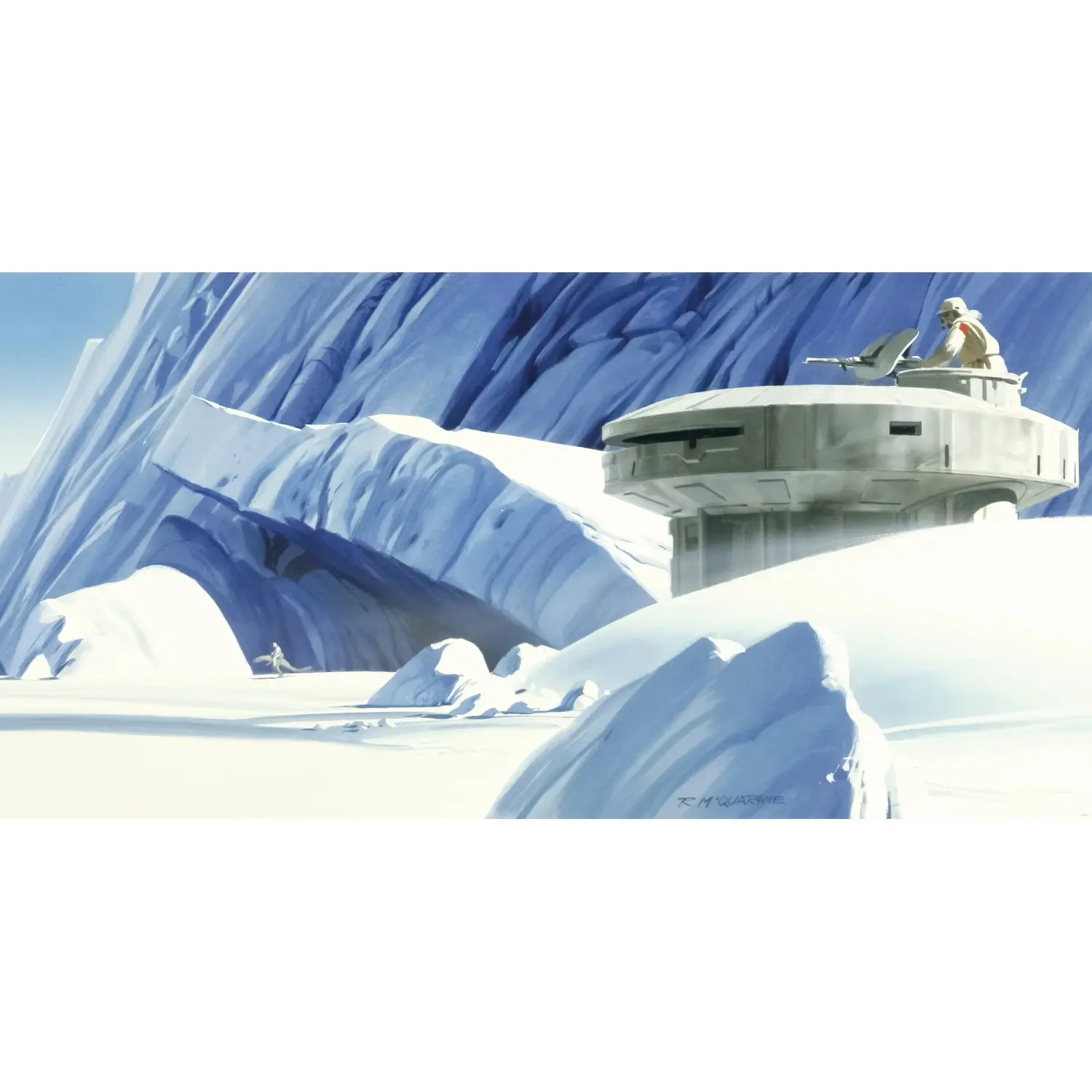 Komar Vliesová fototapeta Star Wars Classic RMQ Hoth Echo Base 500 x 250 cm