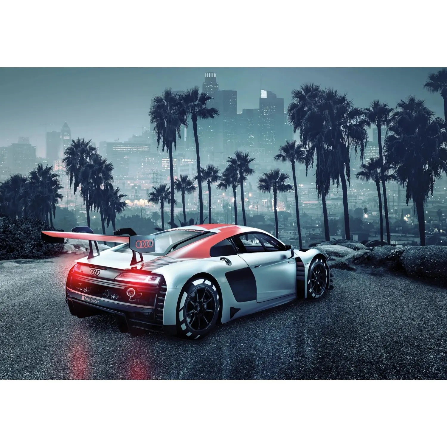 Komar Papírová fototapeta Audi R8 Los Angeles 368 x 254 cm