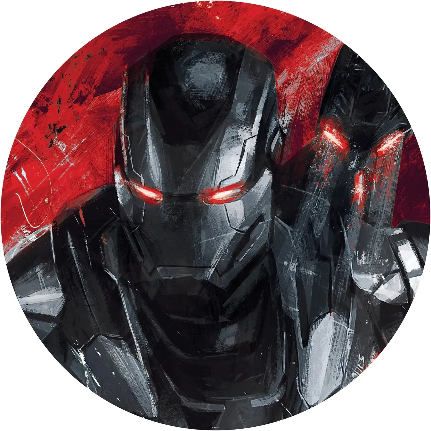 Komar Samolepicí vliesová fototapeta Avengers Painting War-Machine pr. 125 cm