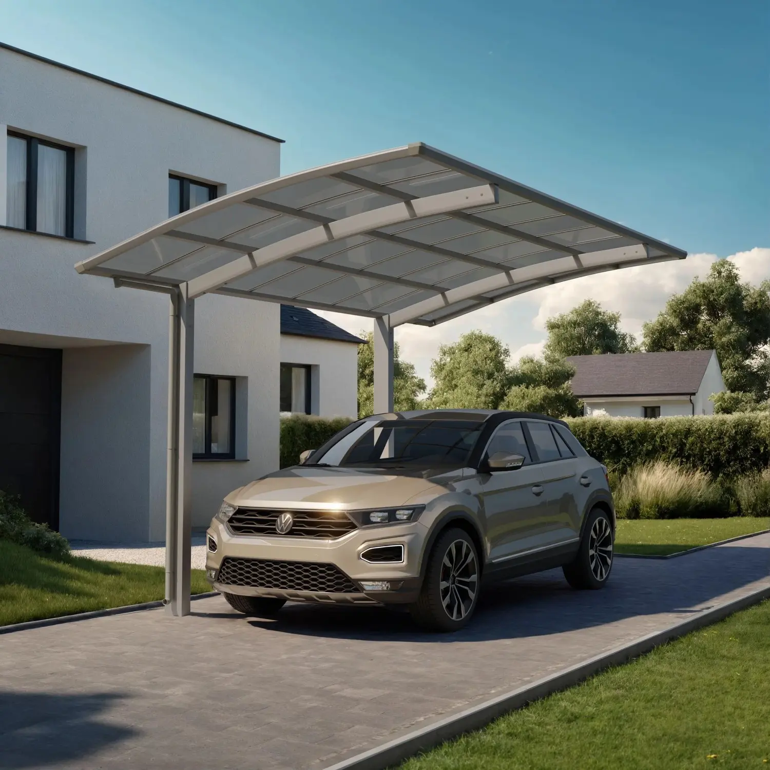 Ximax Alu přístřešek na auto Portoforte Typ 60 Typ 2456 XS ocelová 241 x 556 cm