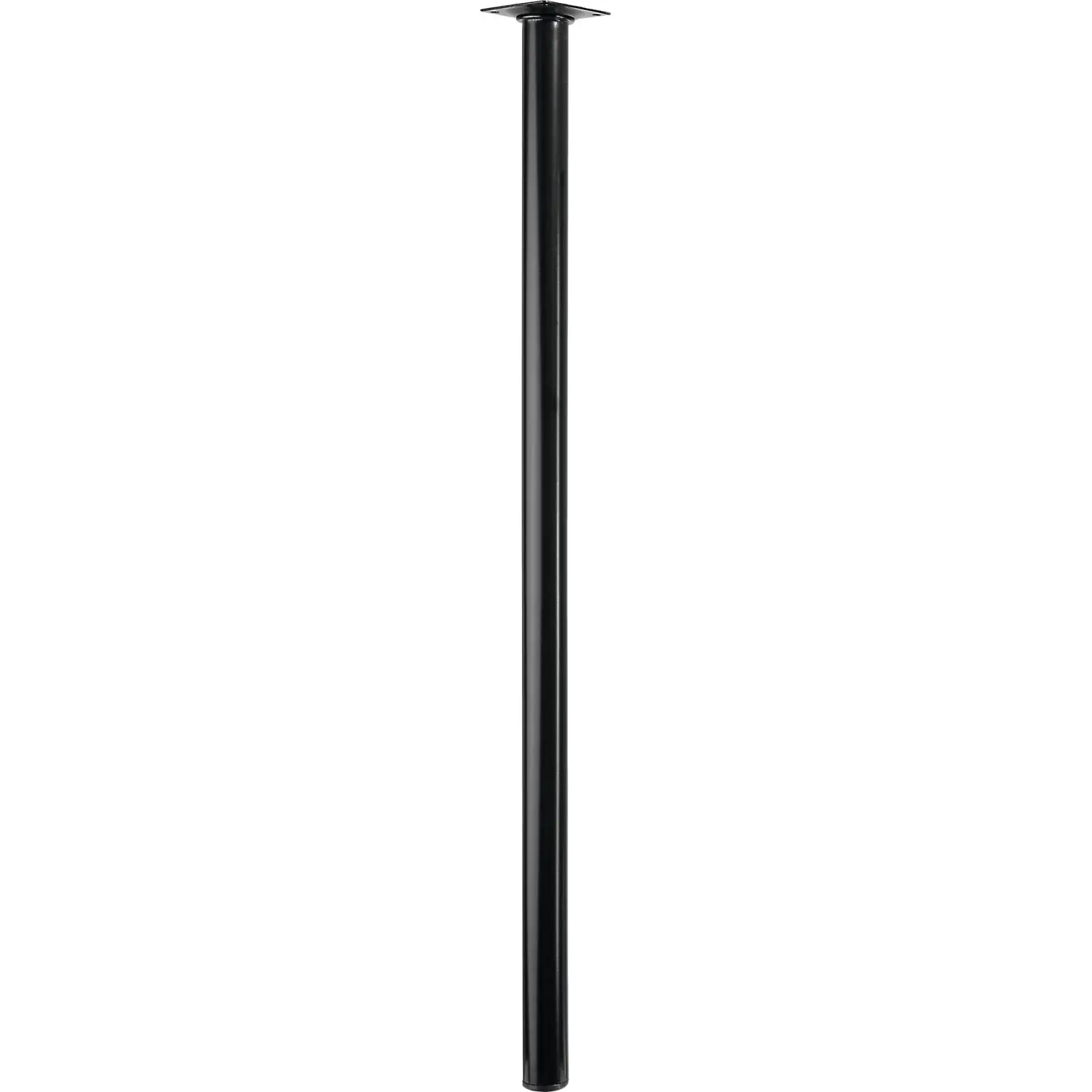 Hettich Nábytková noha kulatá, černá, pr. 30 x 700 mm