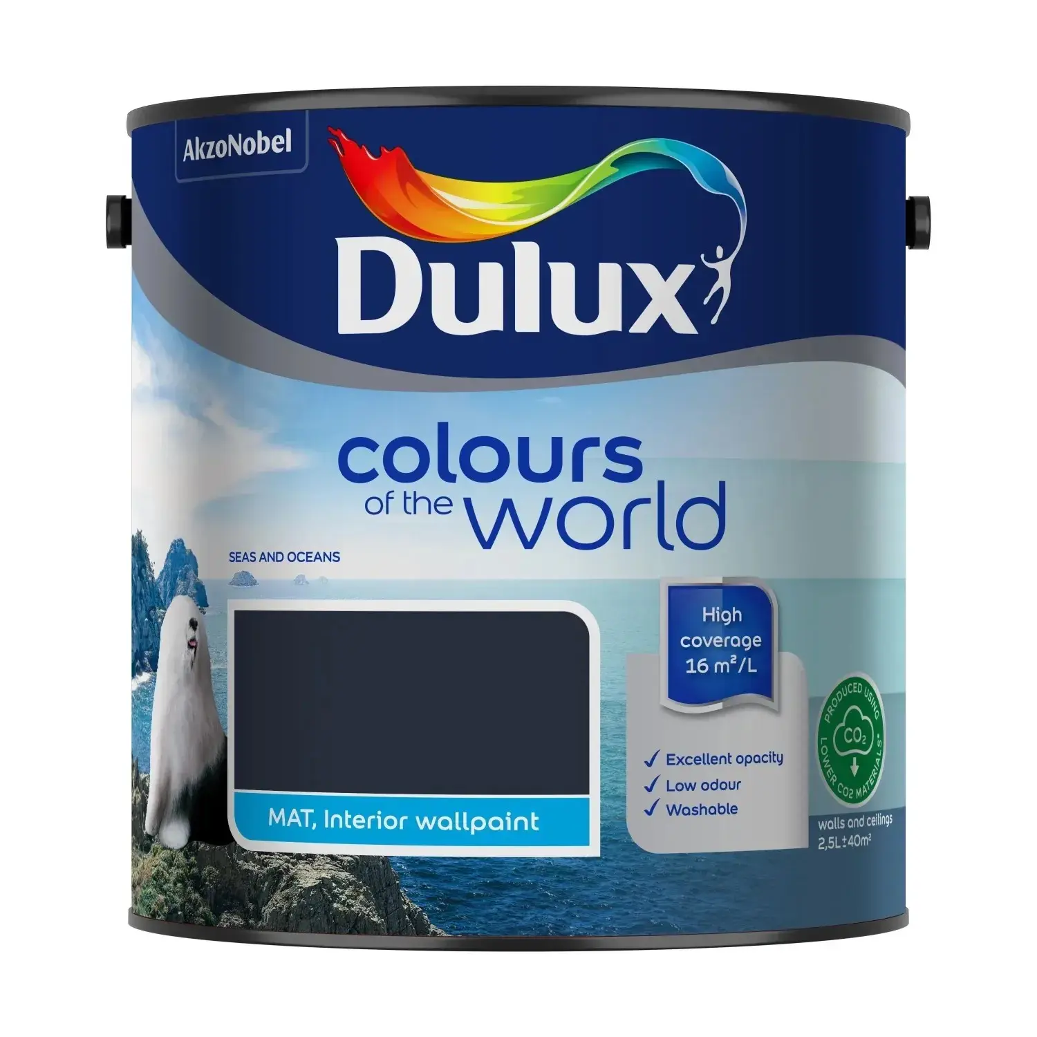 Dulux Interiérová emulzní barva Colour of the World námořní modř 2,5 l