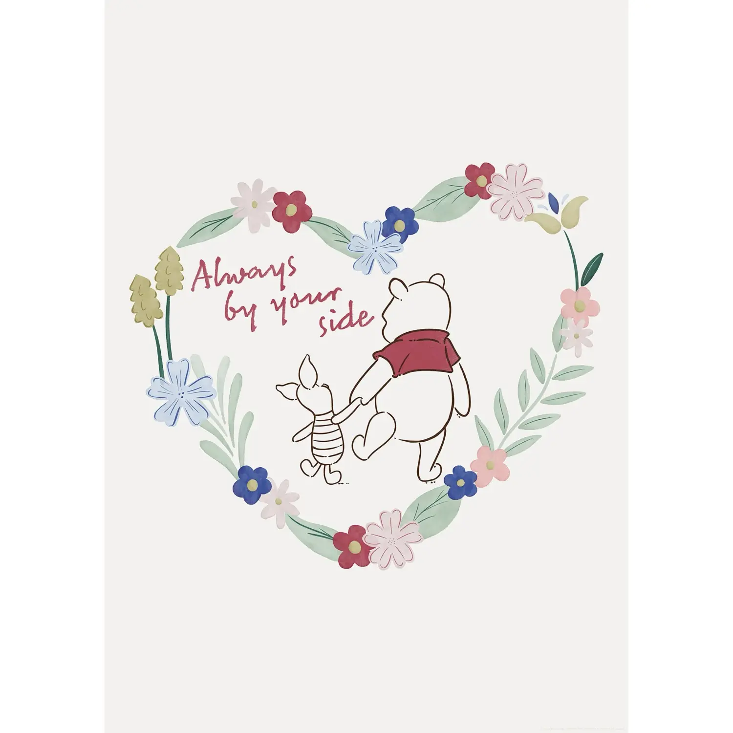 Komar Plakát Disney Winnie the Pooh Always by Your Side 50 x 70 cm