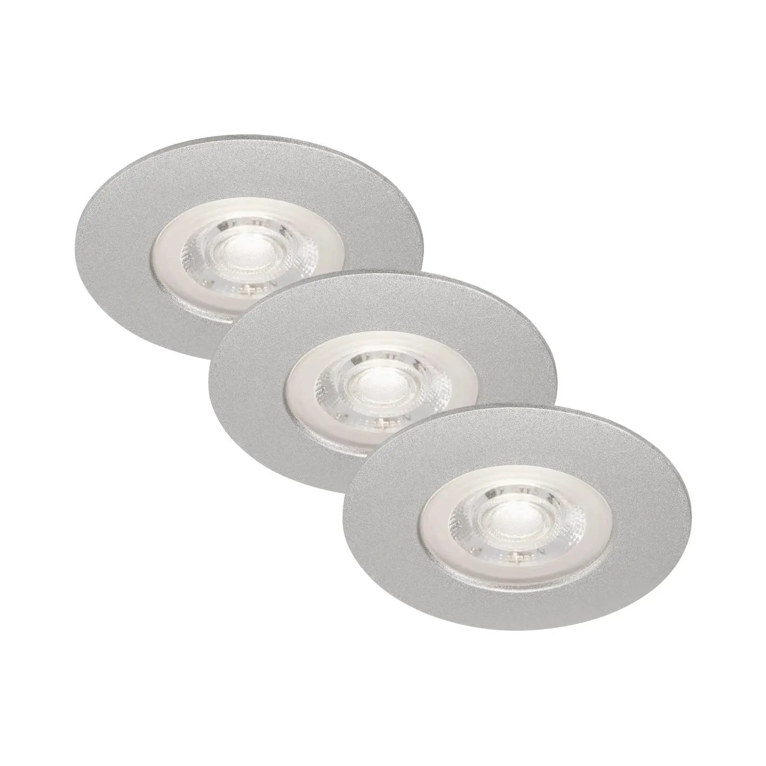 Briloner Vestavná LED svítidla Kulana sada 3 ks, 4,9W, 480 lm, 3000 K, chrom