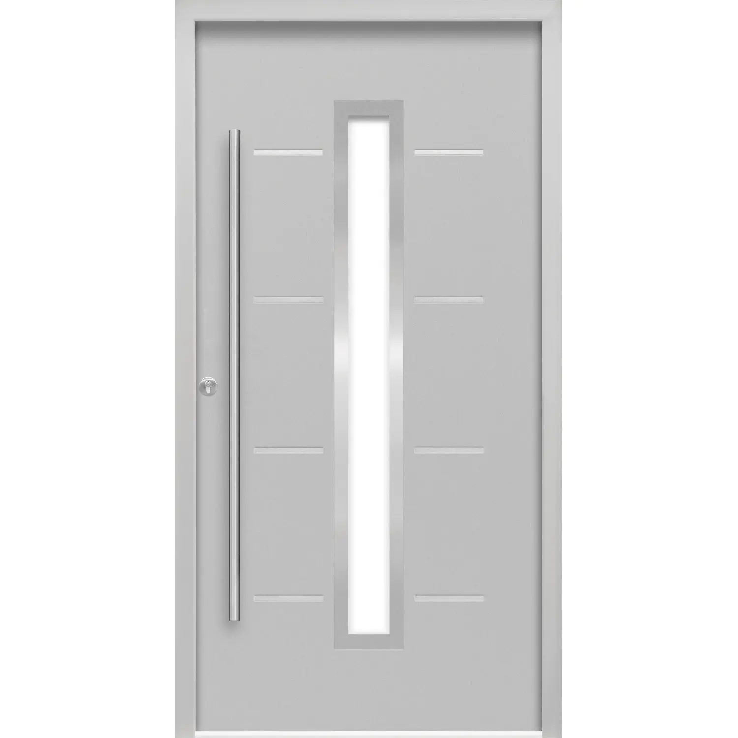 SPLENDOOR Vchodové dveře ThermoSpace MILANO PRIME šedá 110 L