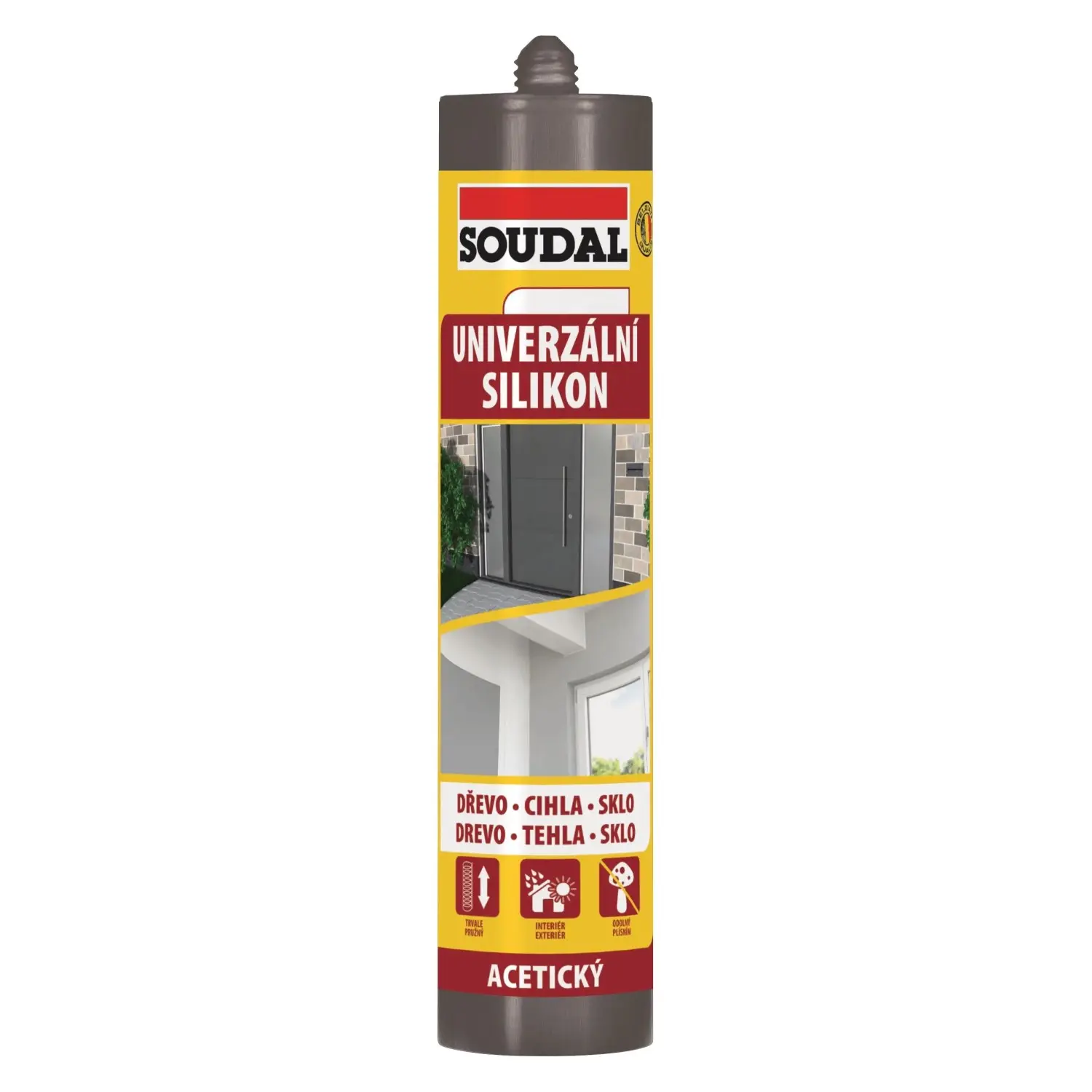 SOUDAL Univerzální silikon bílý 280 ml