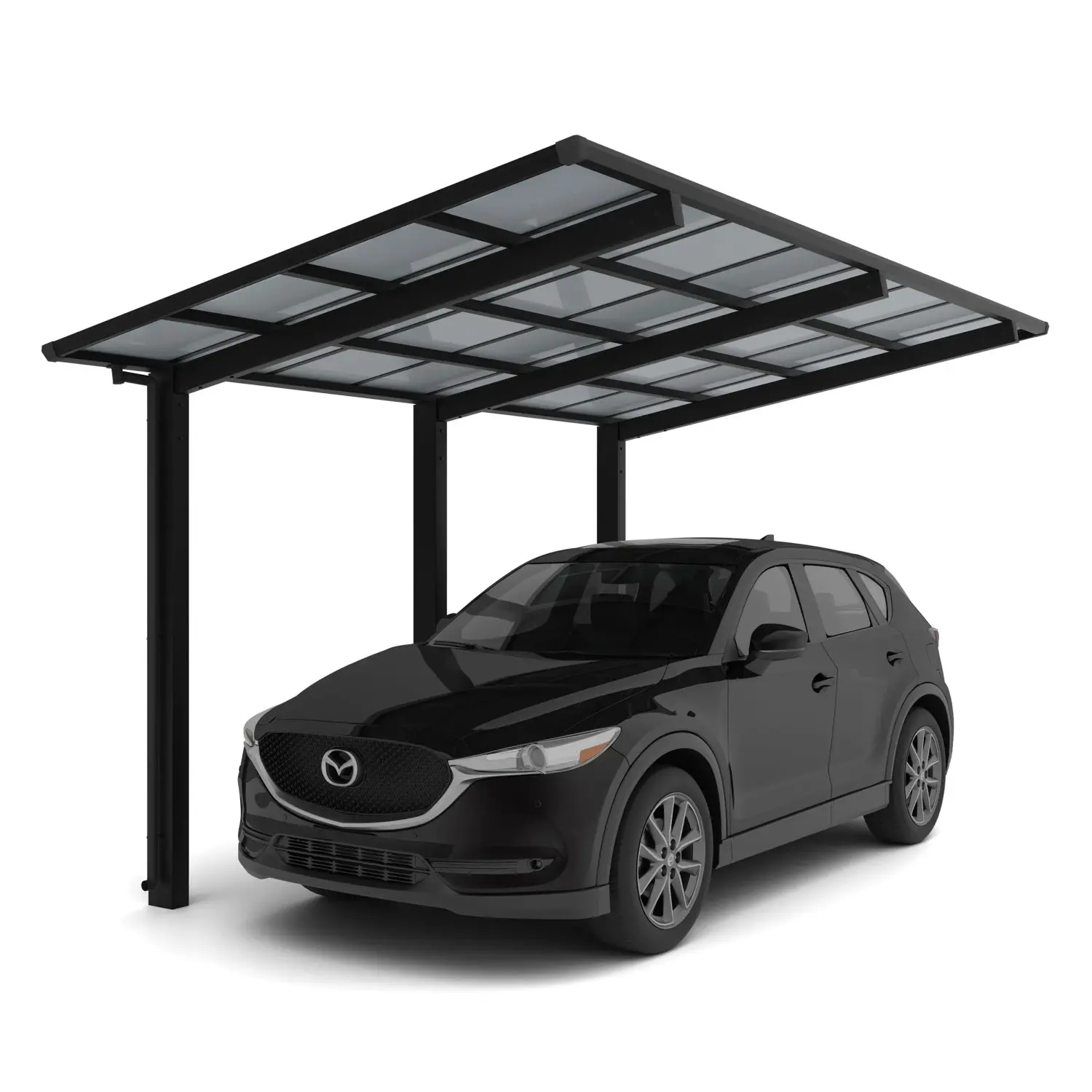 Ximax Alu přístřešek na auto Linea Typ 110 Typ 2450 XS černá 243 x 495 cm