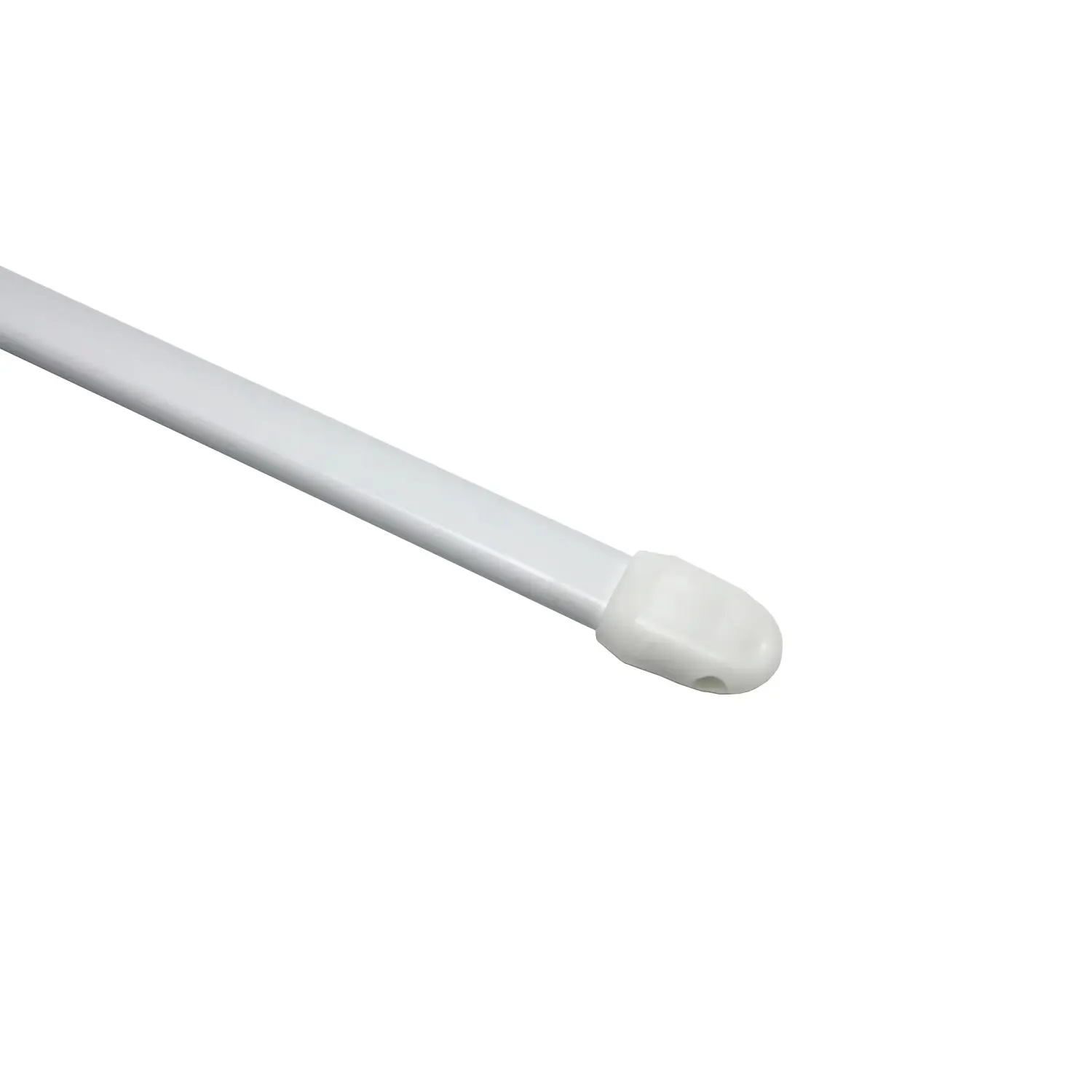 Gardinia Vitrážní tyčka plochá, bílá, pr. 11 mm, 30 - 50 cm