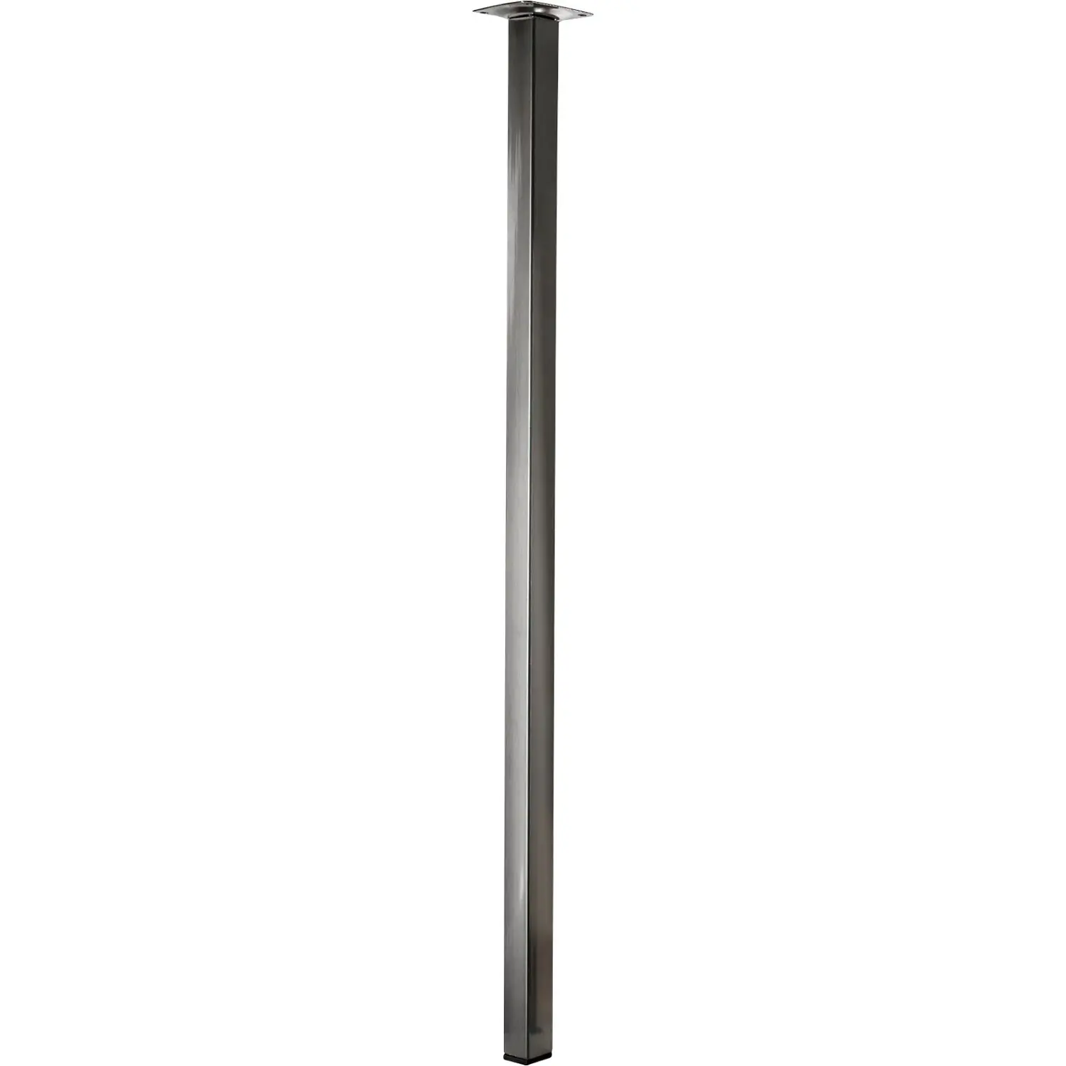 Hettich Nábytková noha hranatá, vzhled nerezu, 25 x 25 x 700 mm