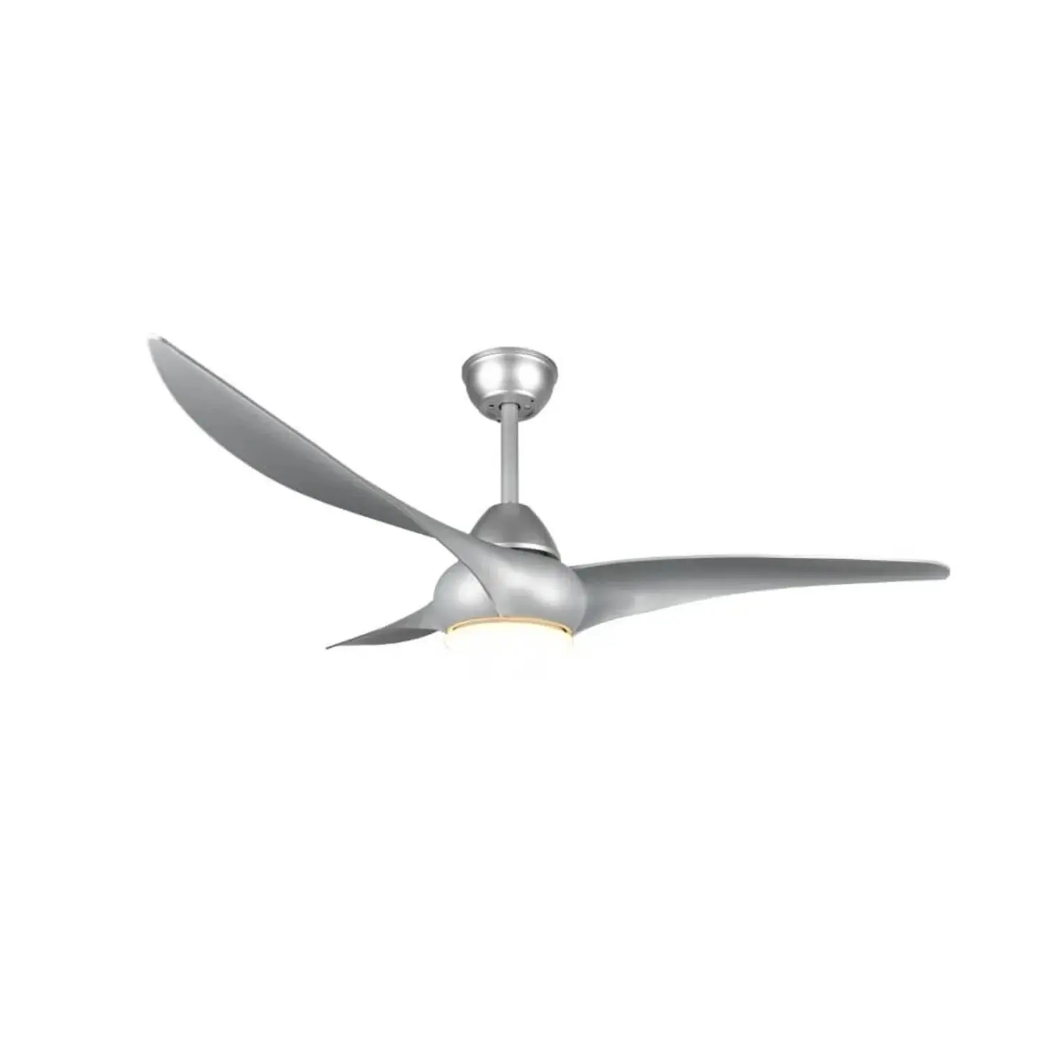 Reality Stropní LED svítidlo s ventilátorem Alesund, titanová, pr. 143 cm