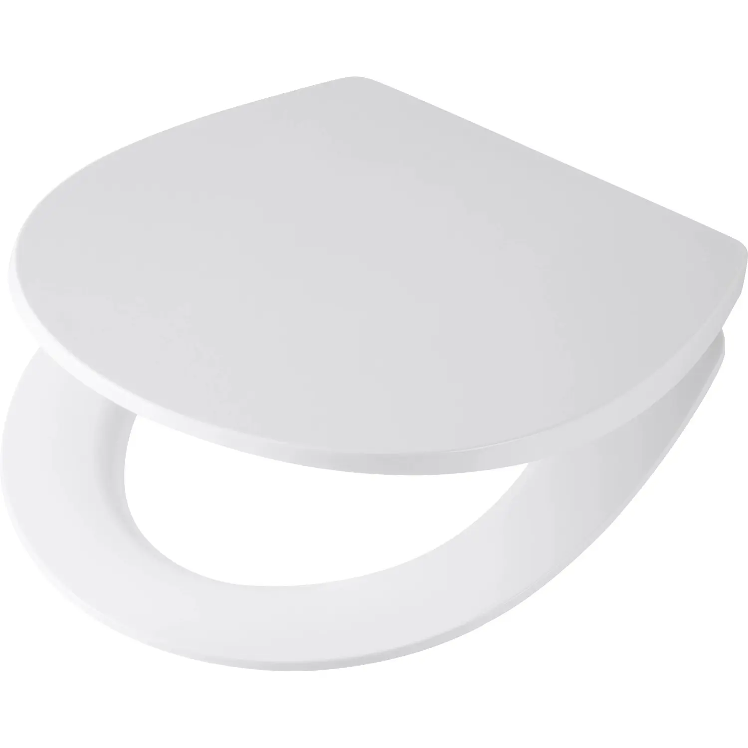 baliv WC sedátko CARONI s mechanismem soft-close, polypropylen, bílé