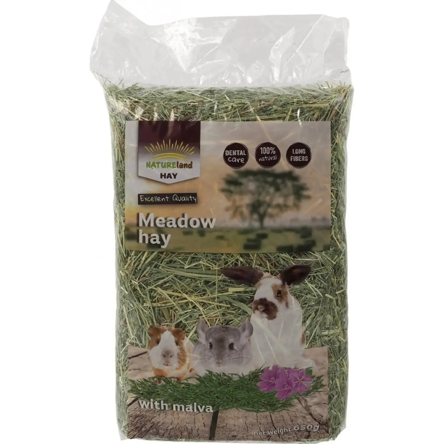 Seno Nature Land Hay s květy slézu 650g