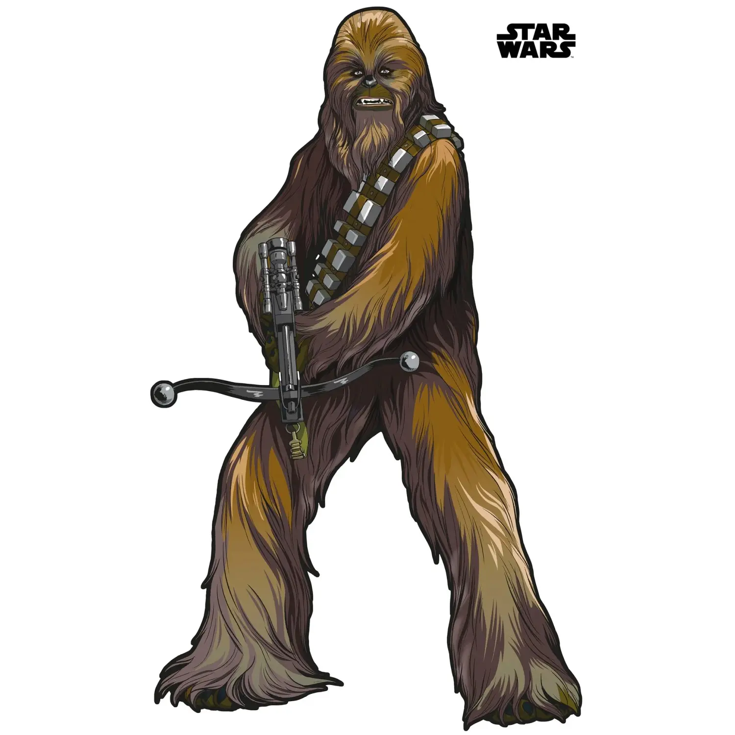 Komar Samolepicí vliesová fototapeta Star Wars XXL Chewbacca 127 x 200 cm