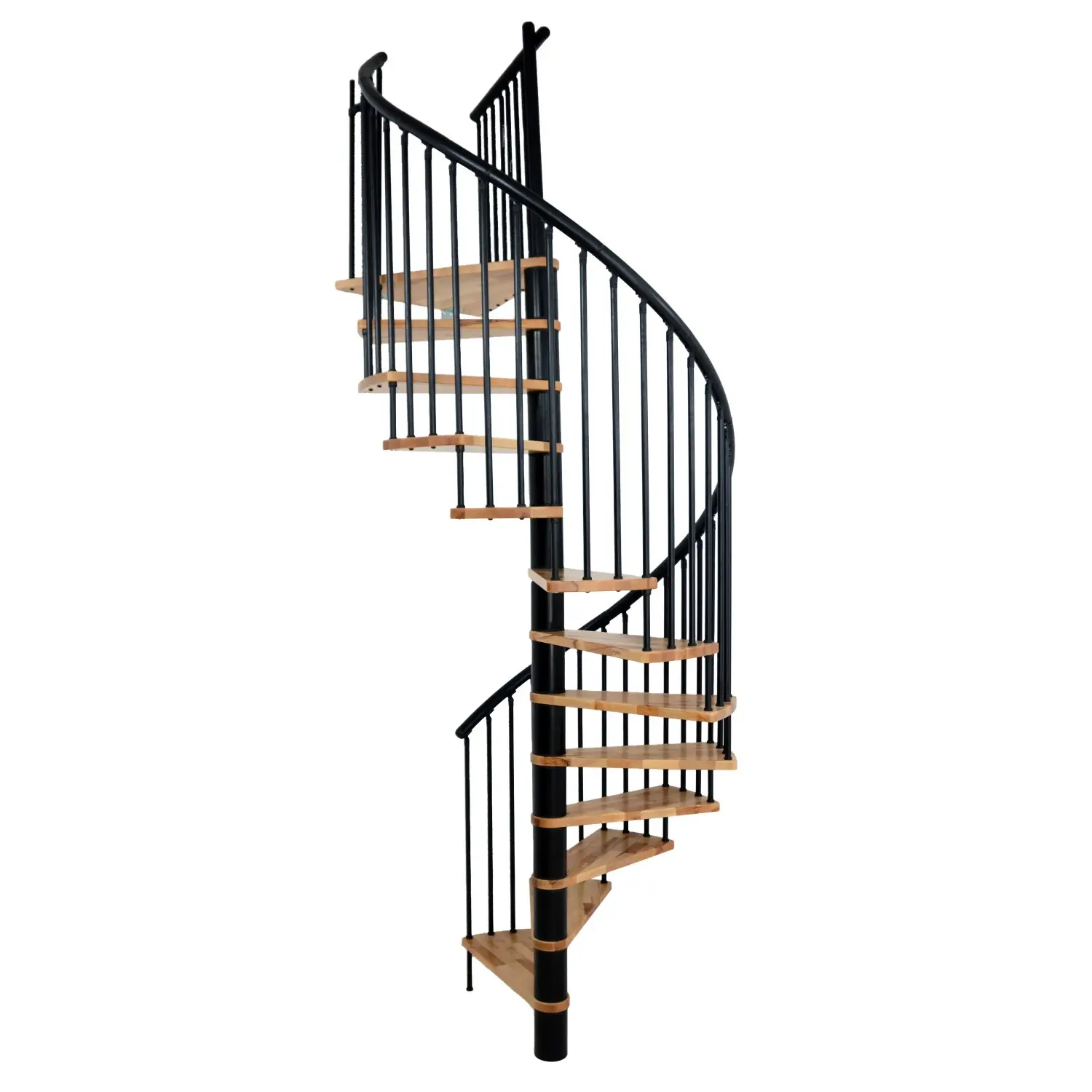 Minka STAIRS Kombinované točité schodiště Spiral Effect buk/černá pr. 160 cm