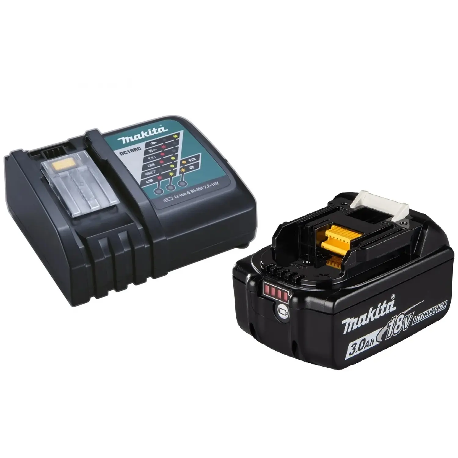 Makita - Sada 9A nabíječky a 1x aku 18 V Li-Ion LXT 3,0 Ah 1914J5-6