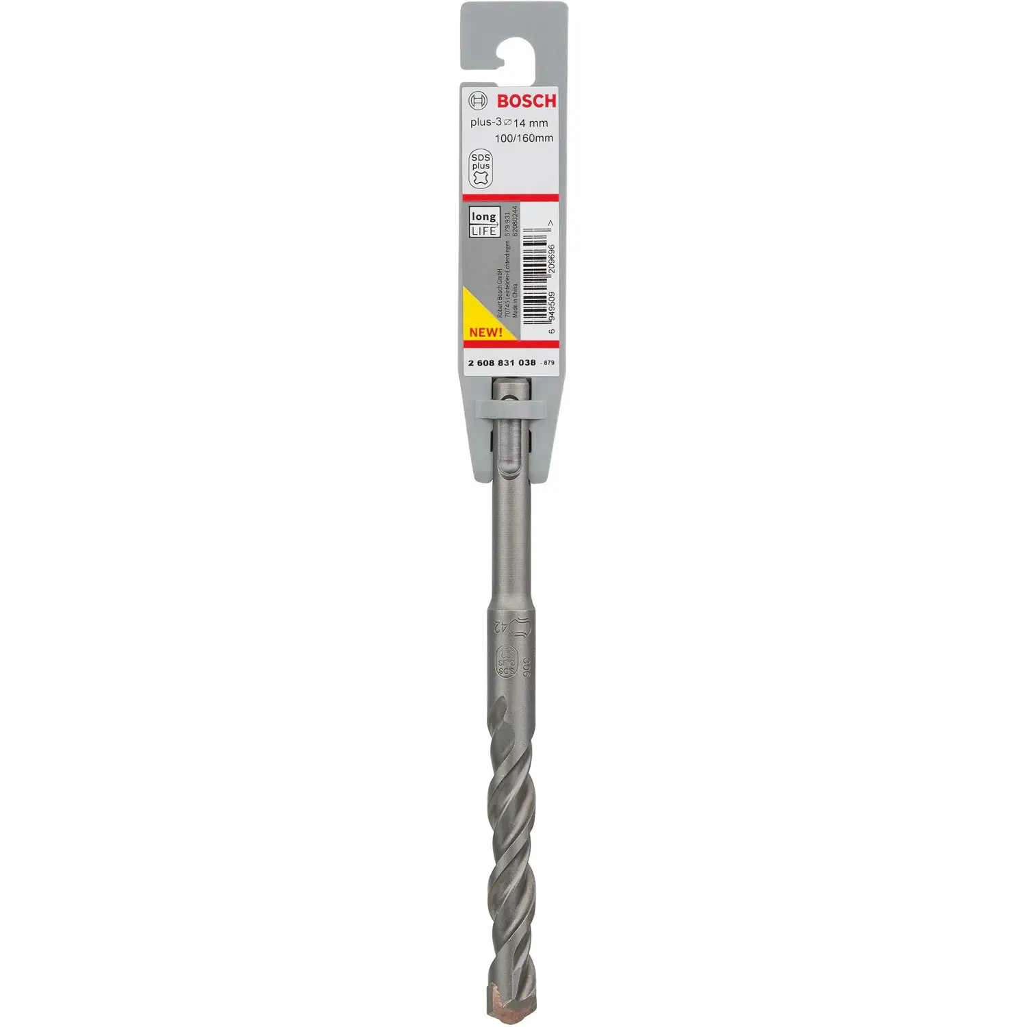Bosch Vrták do kladiv SDS plus-3 pr. 14 x 100/160 mm (2 608 831 038)