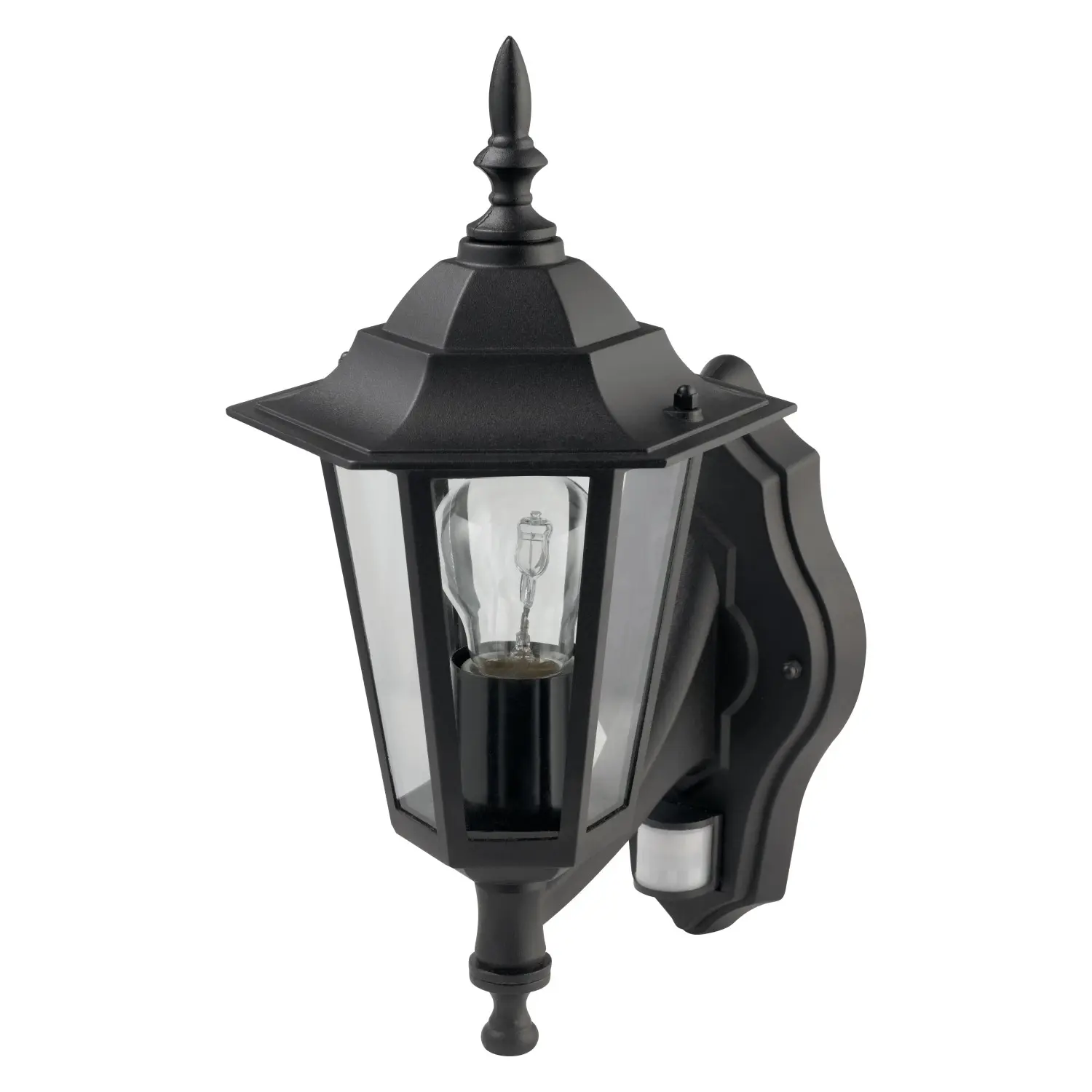 OBI Venkovní svítidlo MOLINELLA SENZOR černé 1xE27 max.60W IP44 36x25cm