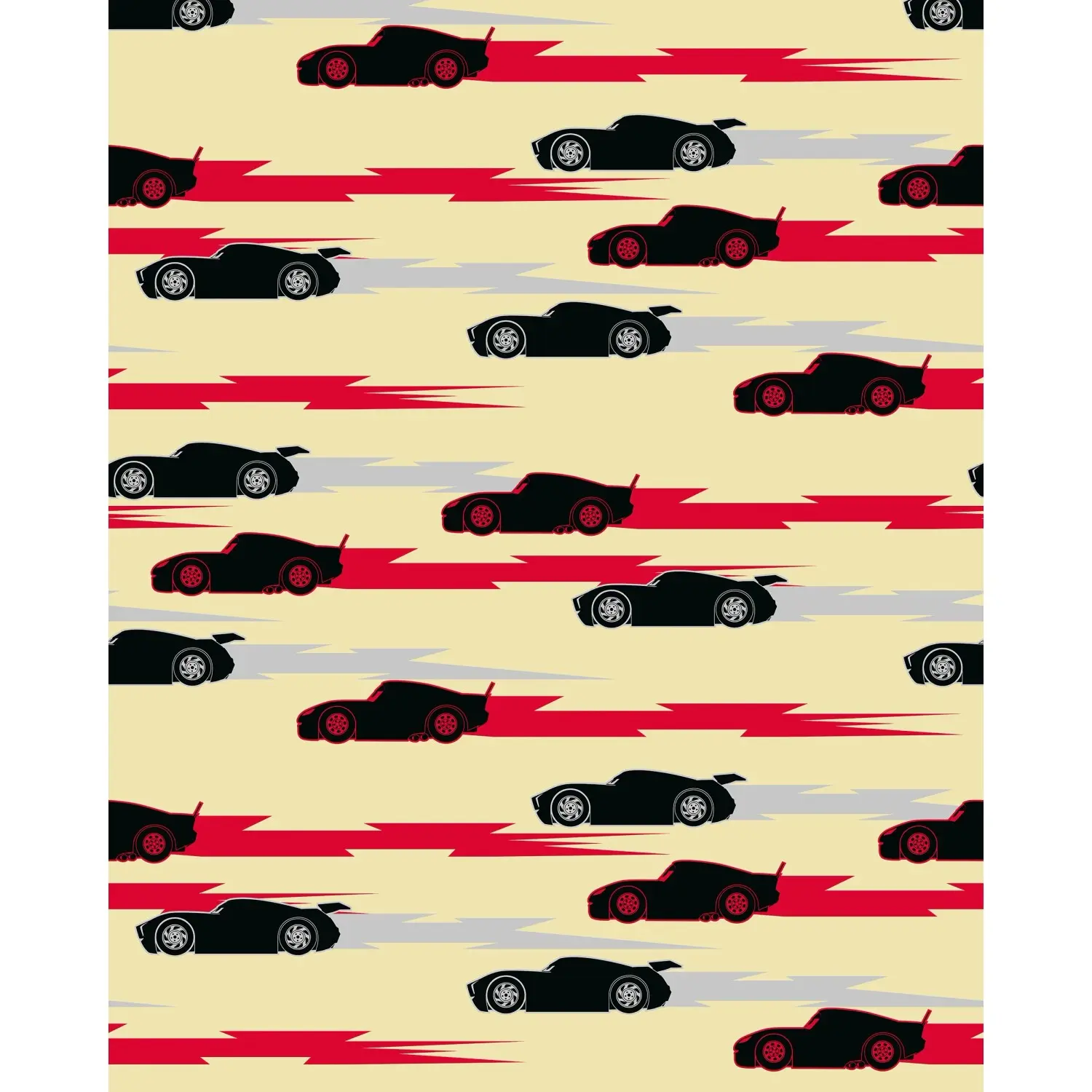 Komar Vliesová fototapeta Disney and Pixar Cars Pattern 200 x 250 cm