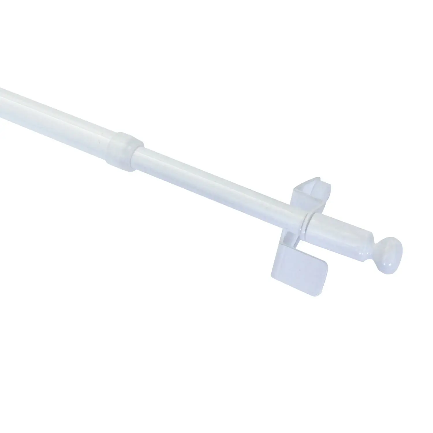 Gardinia Vzpěrná tyčka Press&Go s koulemi, bílá, 50 - 80 cm