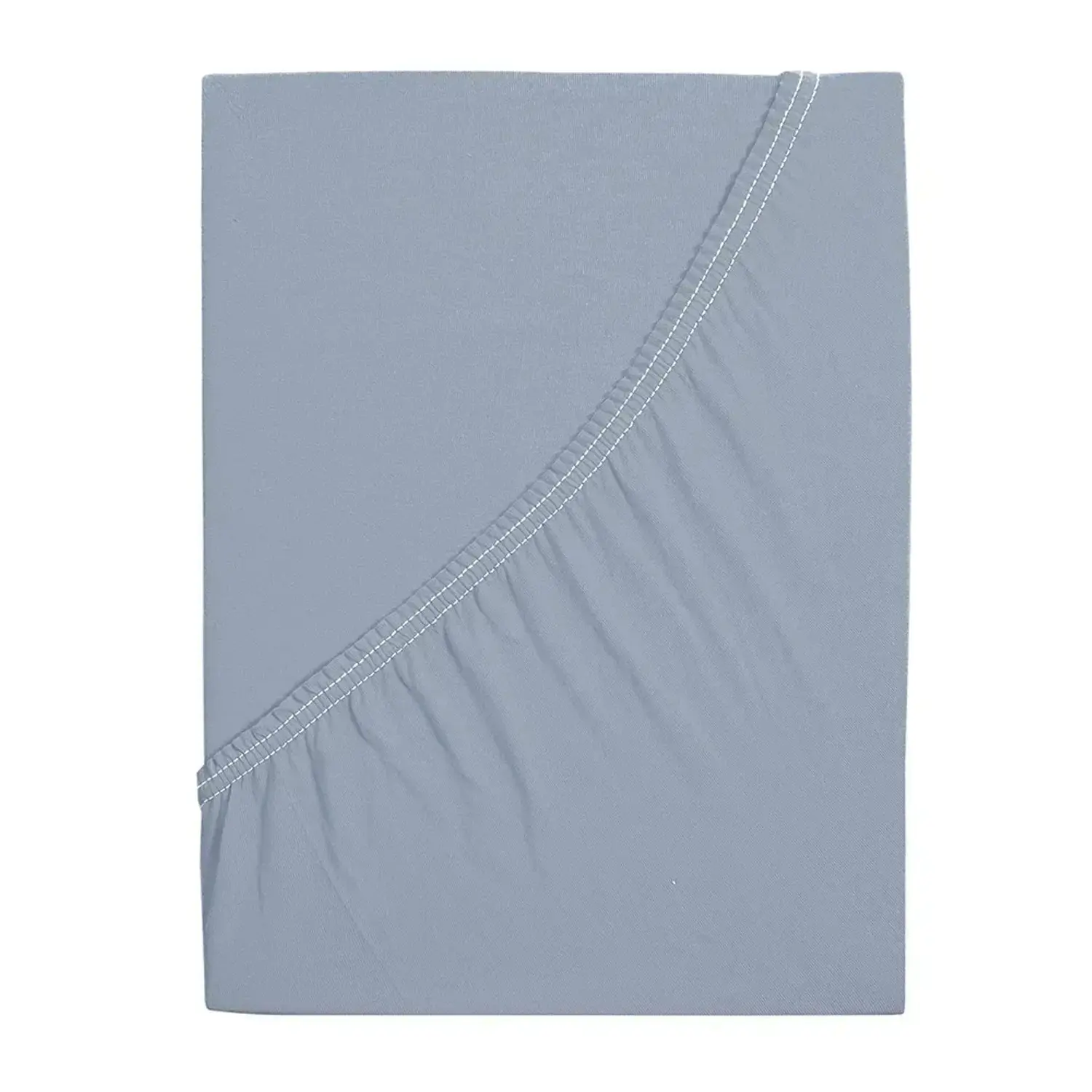 B.E.S. Petrovice Bavlněné prostěradlo Jersey IDEAL šedá 90 x 200 cm