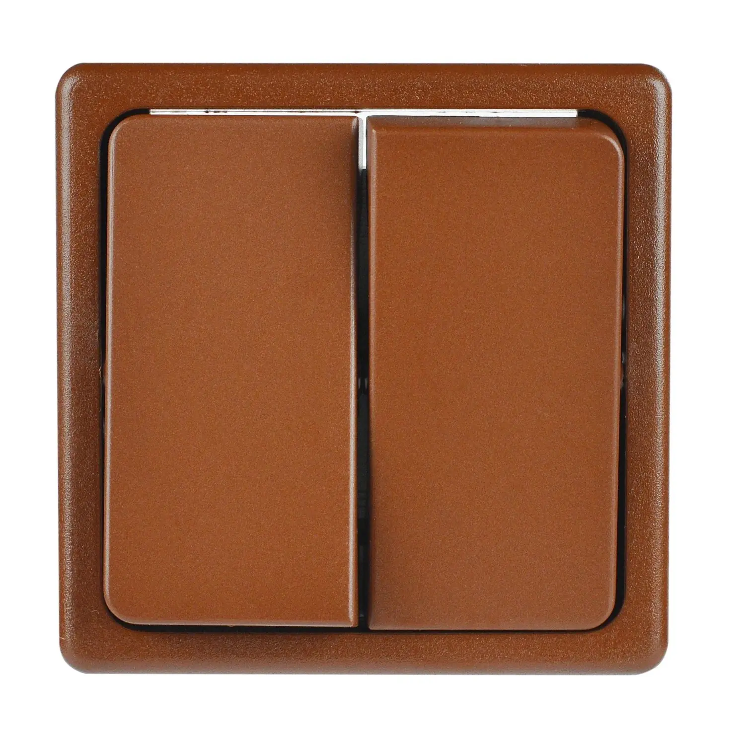SEZ Sériový spínač Standard DS 1201-5 HP skořicový 28 x 82 x 82 mm