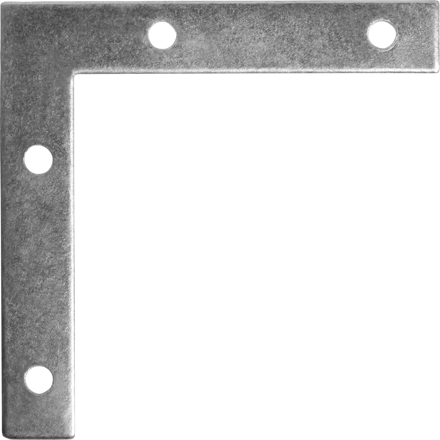 Rohový úhelník, plochý, pozinkovaný, 60 mm x 60 mm x 10 mm