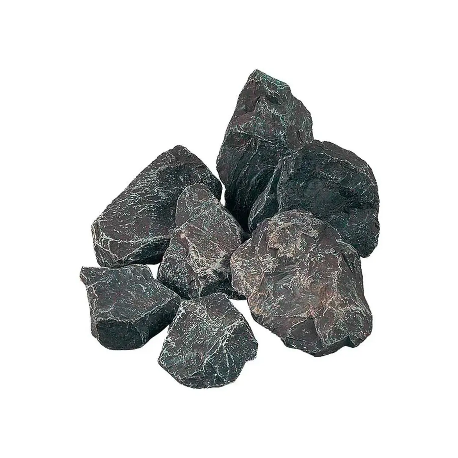 WECO Lomový kámen vápenec antracitový šedý, 50-100 mm, 25 kg/pytel